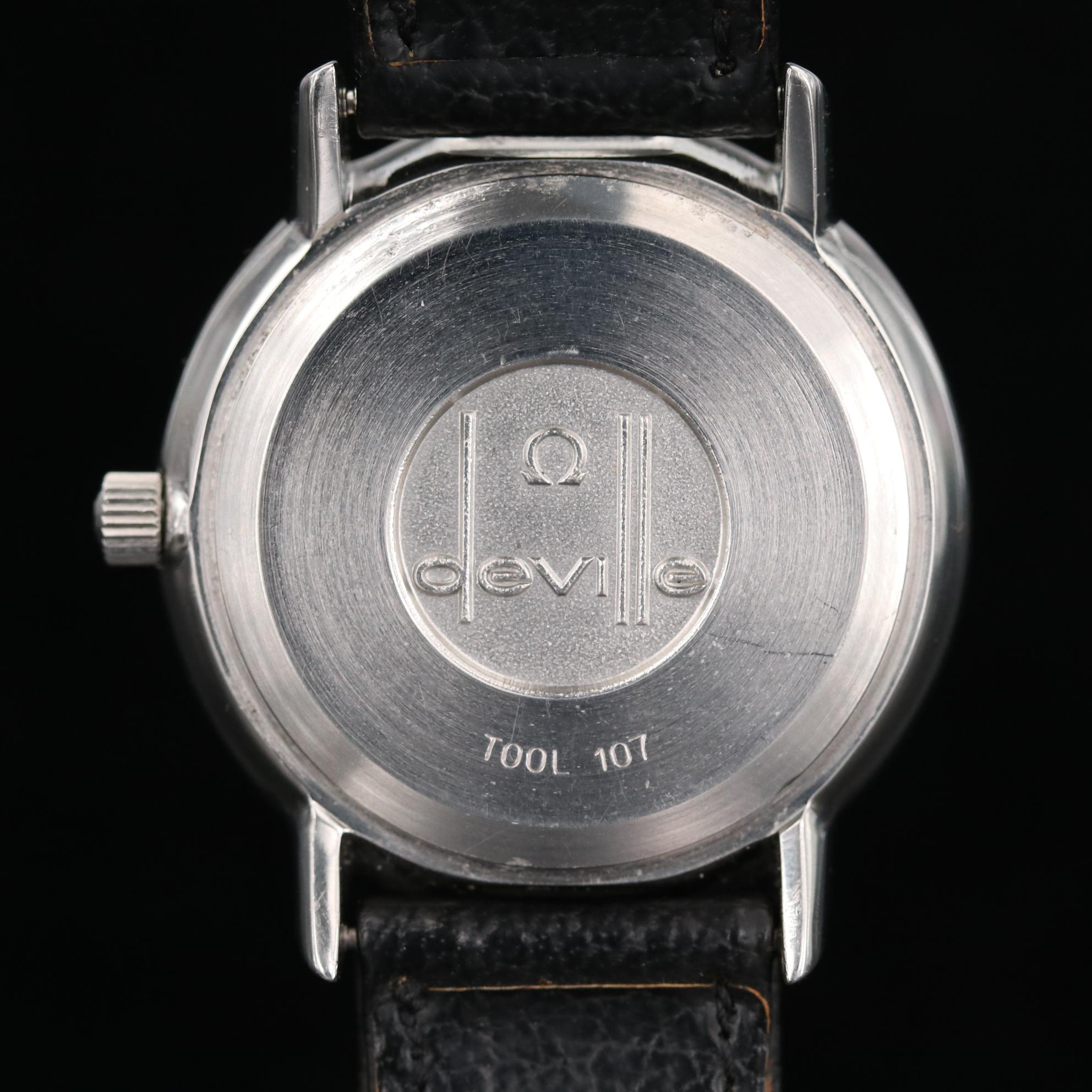 Omega DeVille Stainless Steel Automatic Watch, Circa 1972