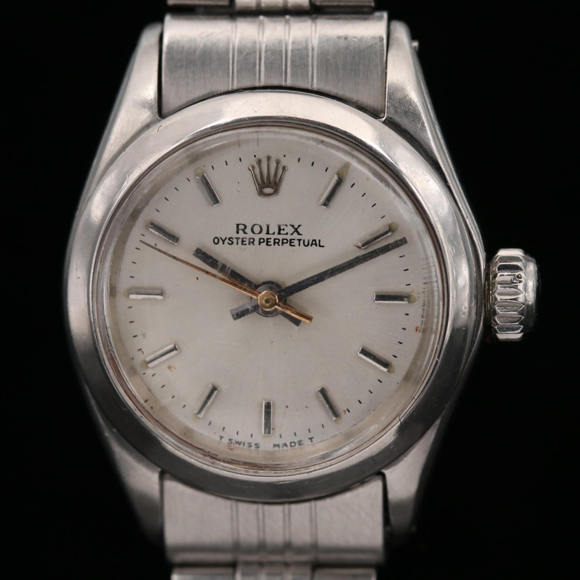 Rolex Oyster Perpetual 6618 Stainless Steel Automatic Watch, 1969