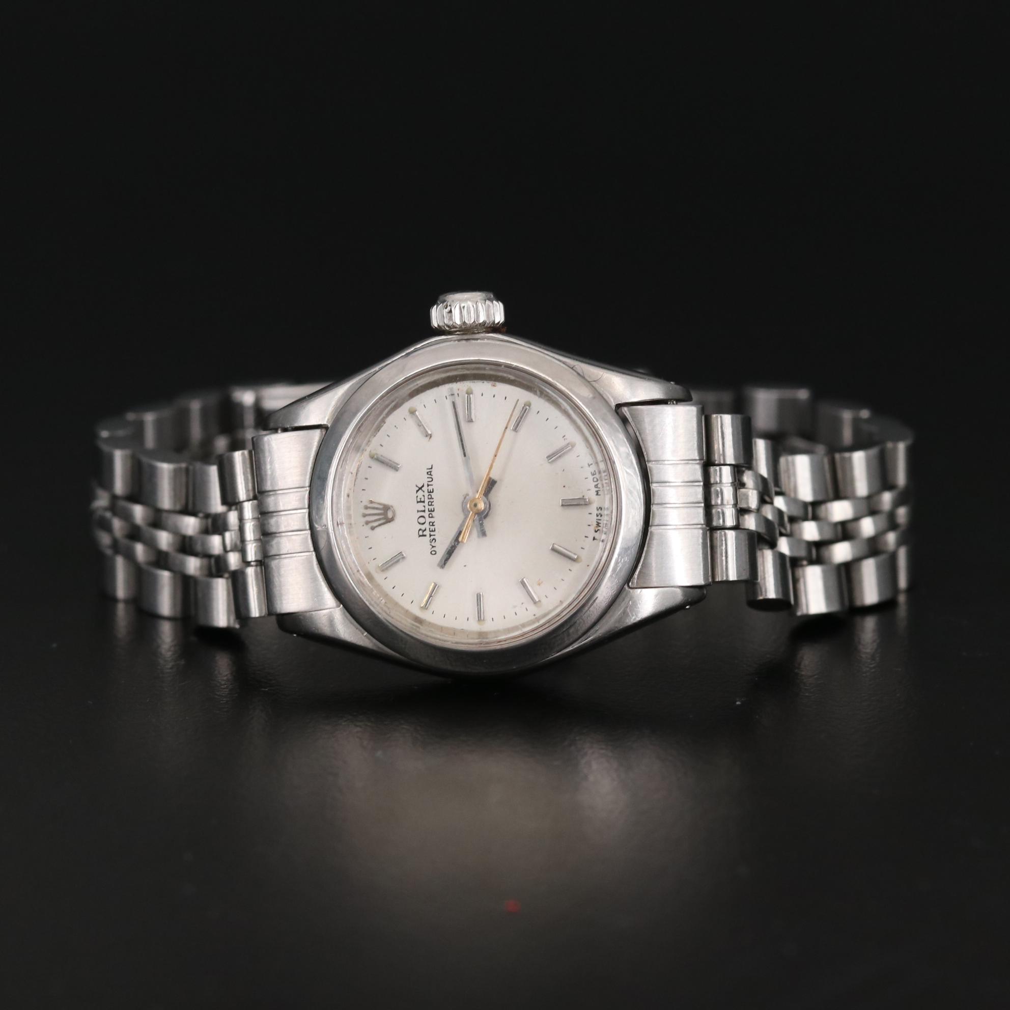 Rolex Oyster Perpetual 6618 Stainless Steel Automatic Watch, 1969