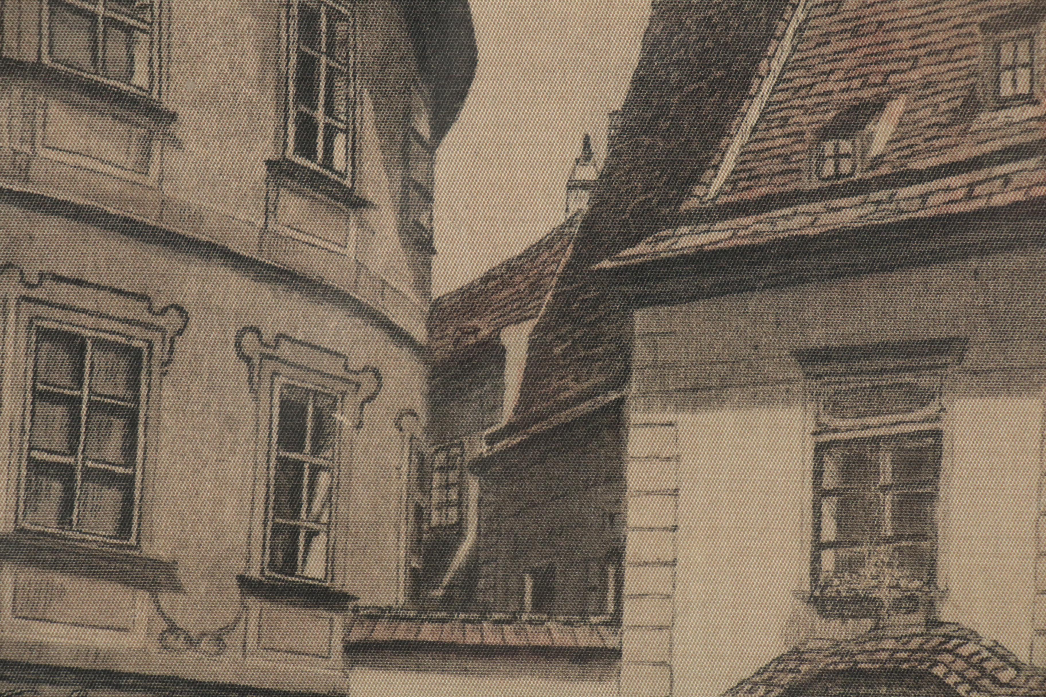 Hans Leisch Etchings of Austrian Cityscapes