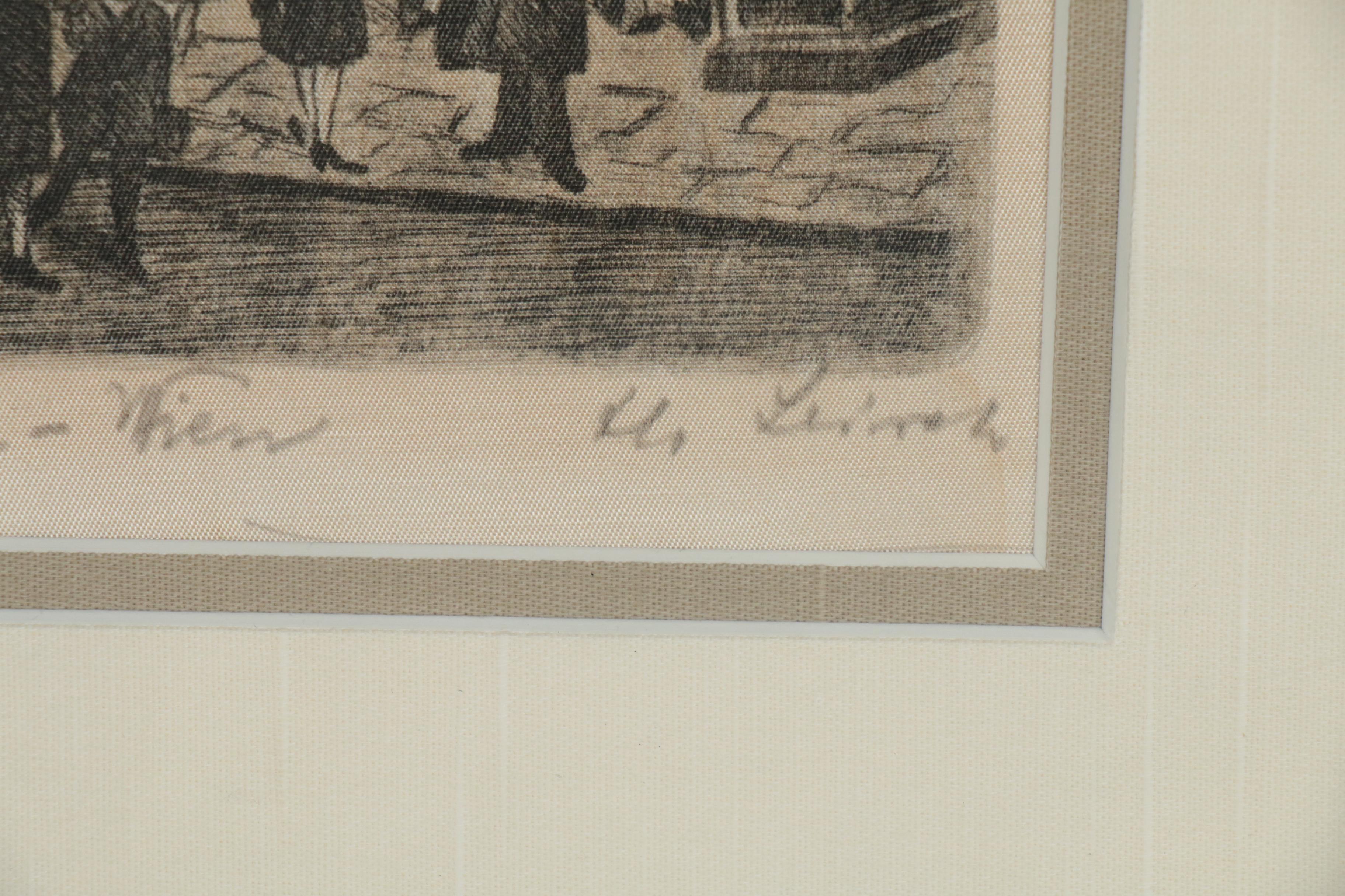 Hans Leisch Etchings of Austrian Cityscapes