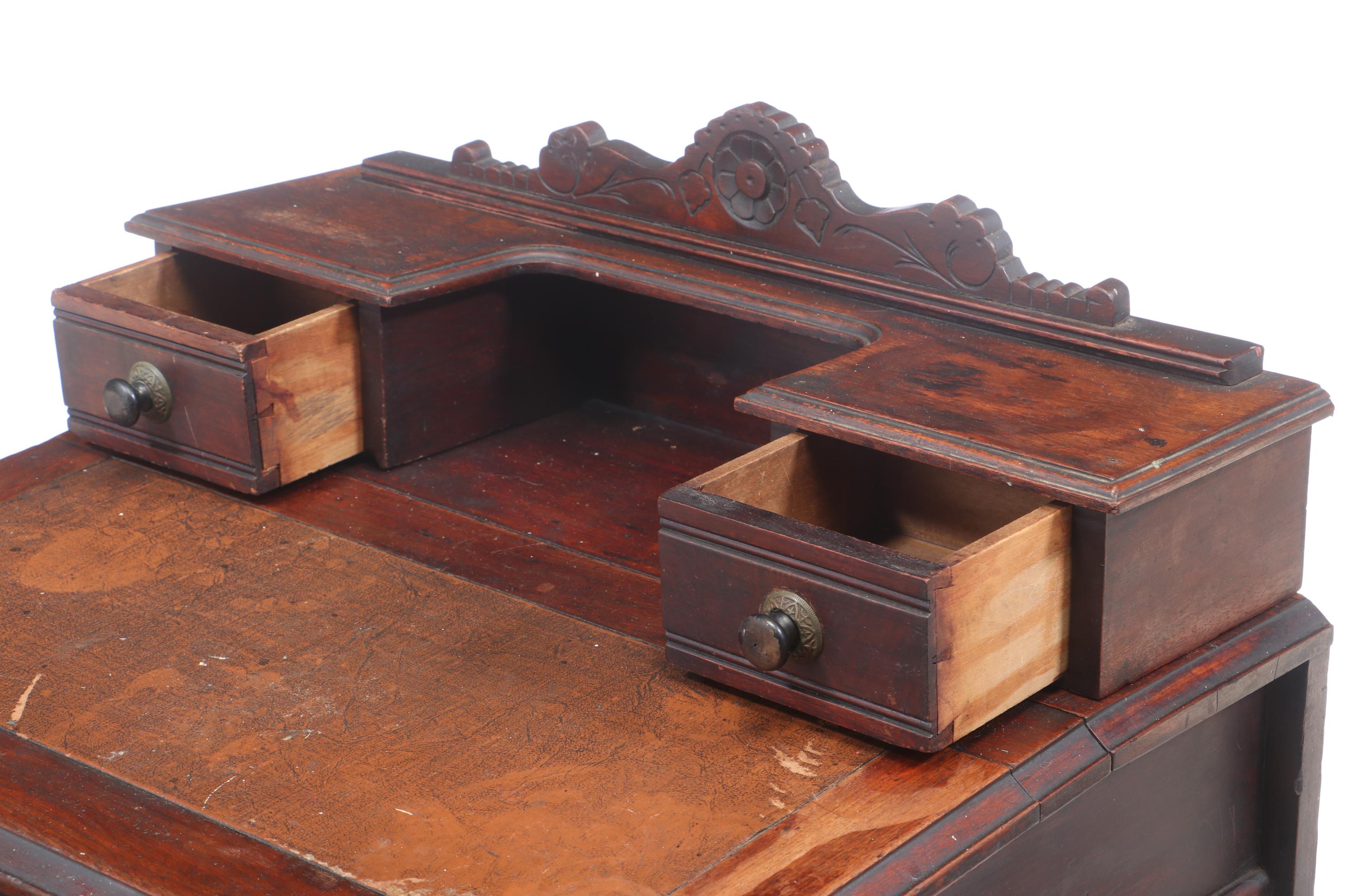 Victorian Eastlake Walnut Standing Desk, Late 19th Century
