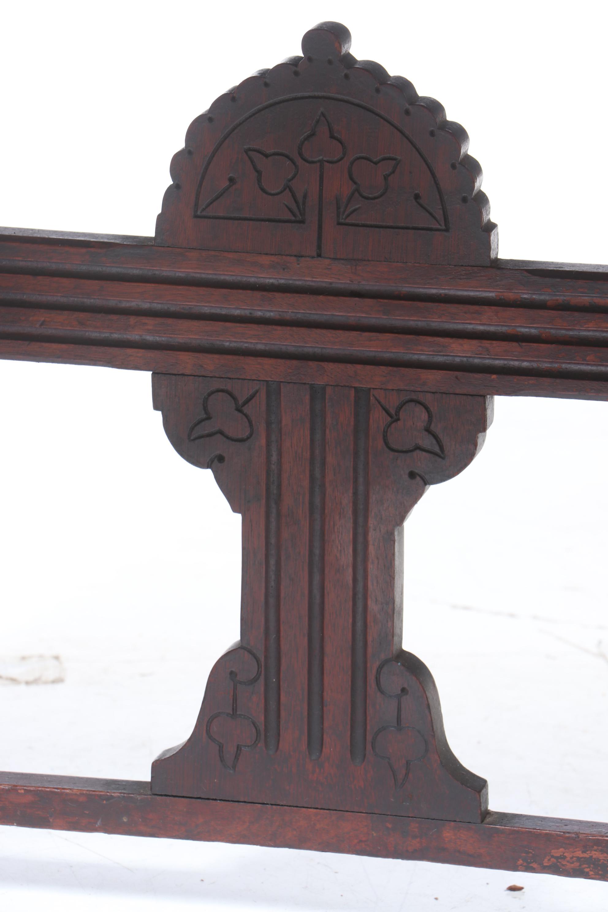 Victorian Eastlake Walnut Standing Desk, Late 19th Century