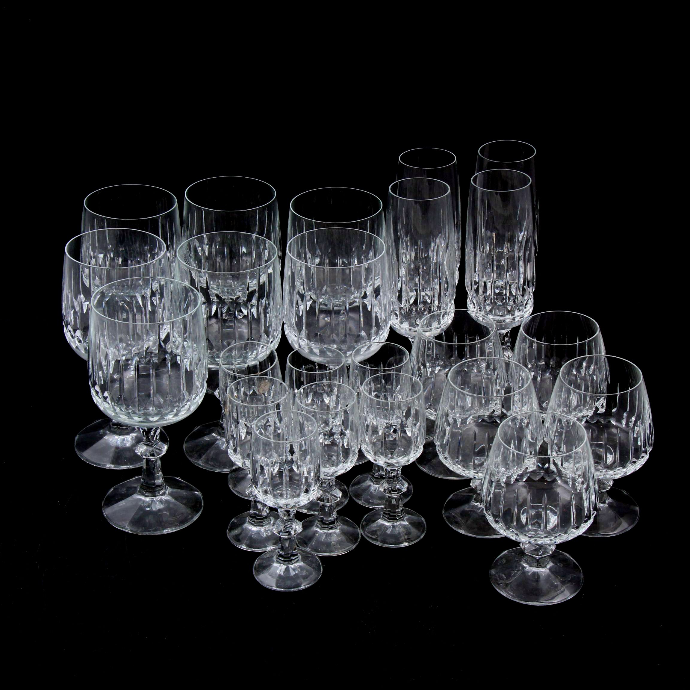 Schott-Zwiesel "Tango" Crystal Stemware, Late 20th Century