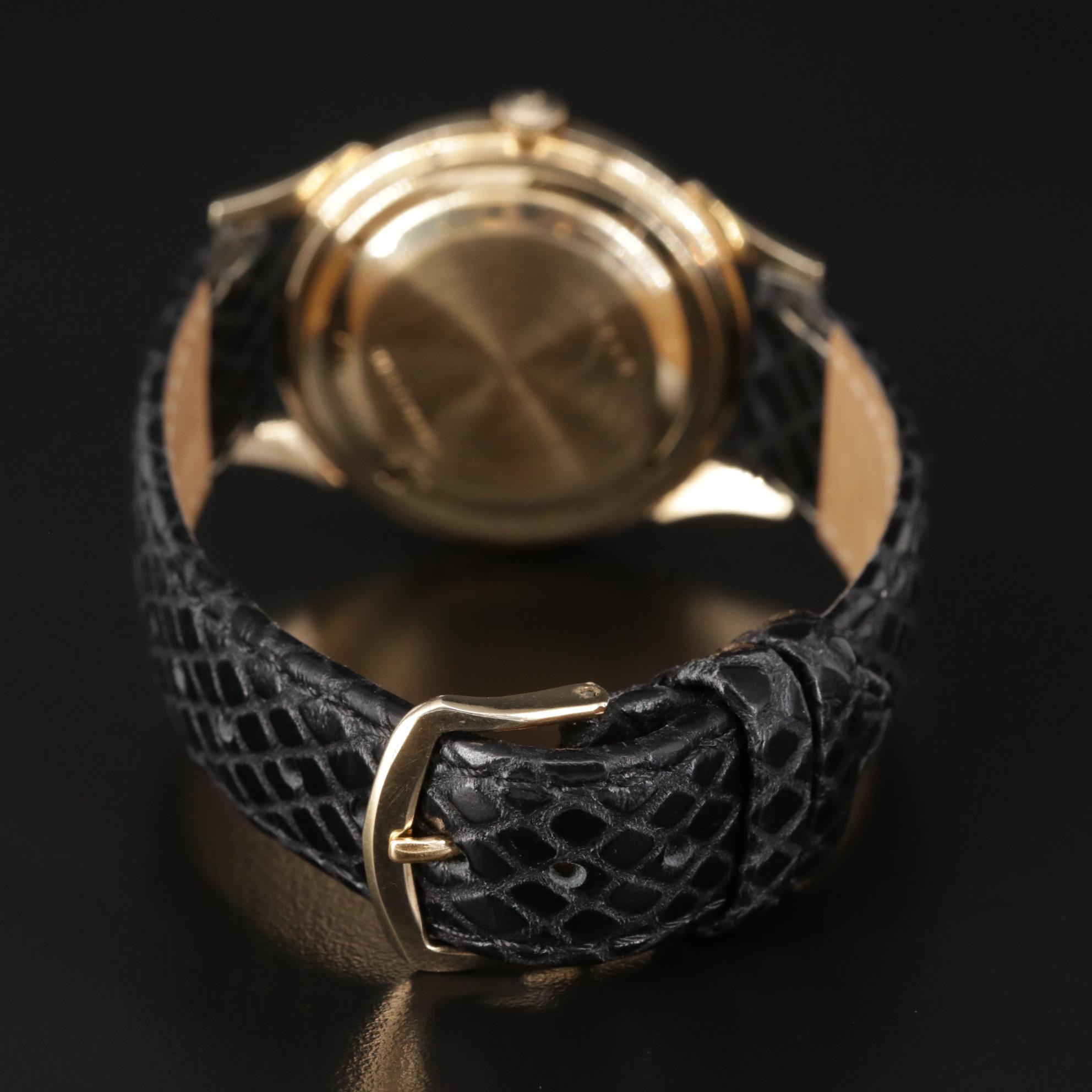 Lucien Piccard Seashark 14K Gold Automatic Watch