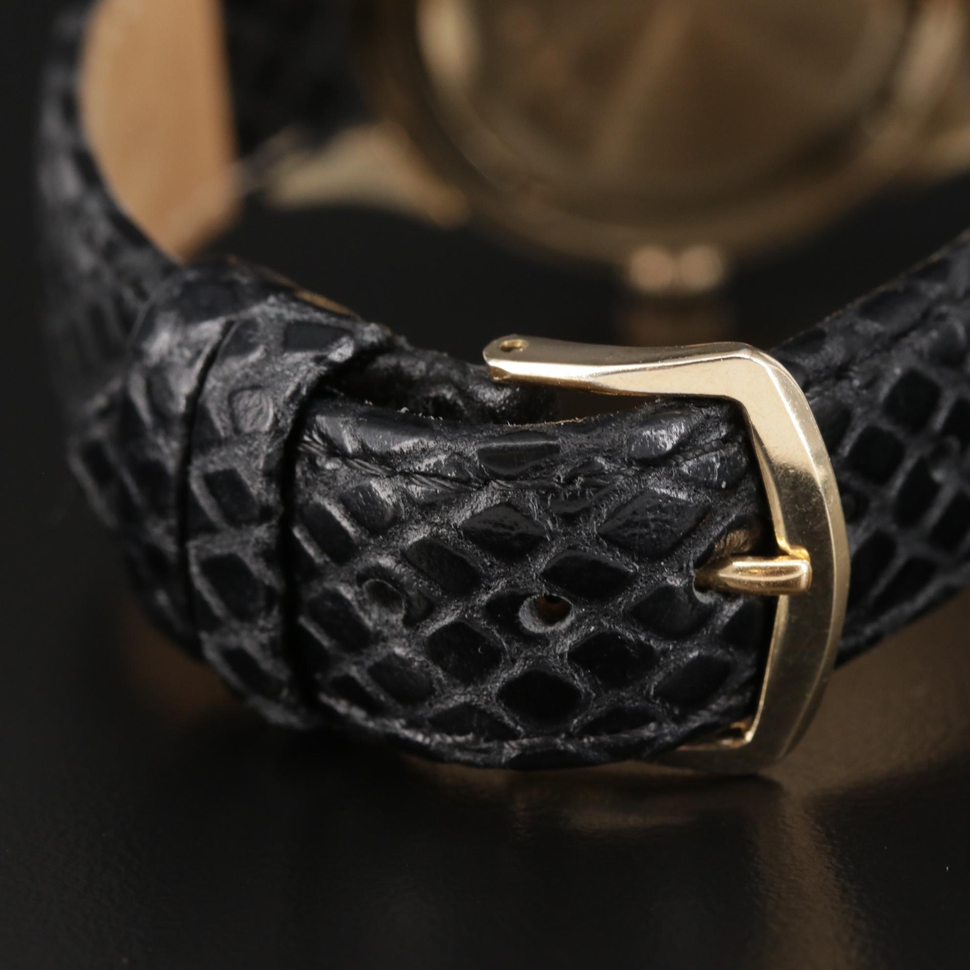 Lucien Piccard Seashark 14K Gold Automatic Watch