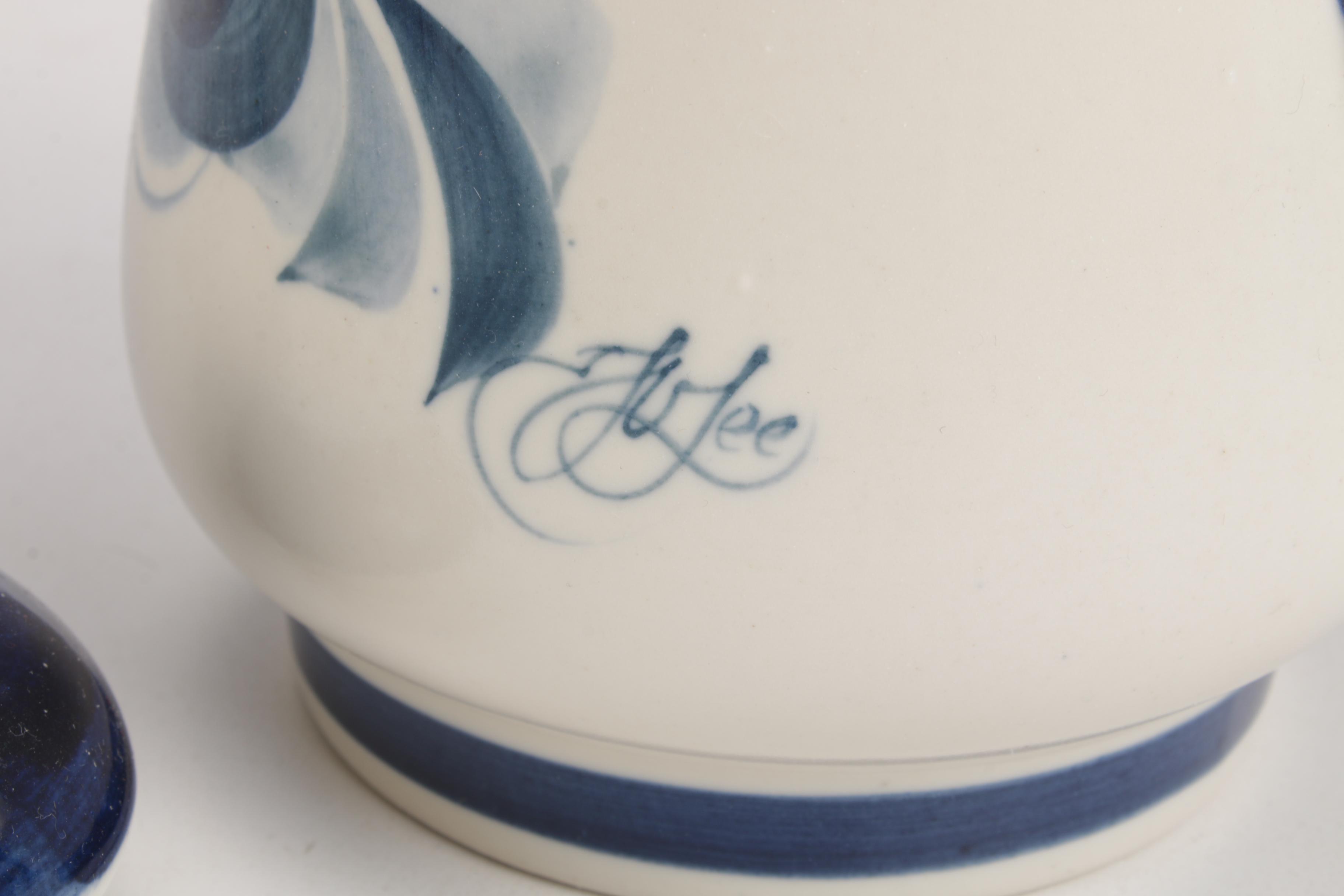 Gzhel Hand-Painted Cobalt Blue Floral and White Russian Porcelain