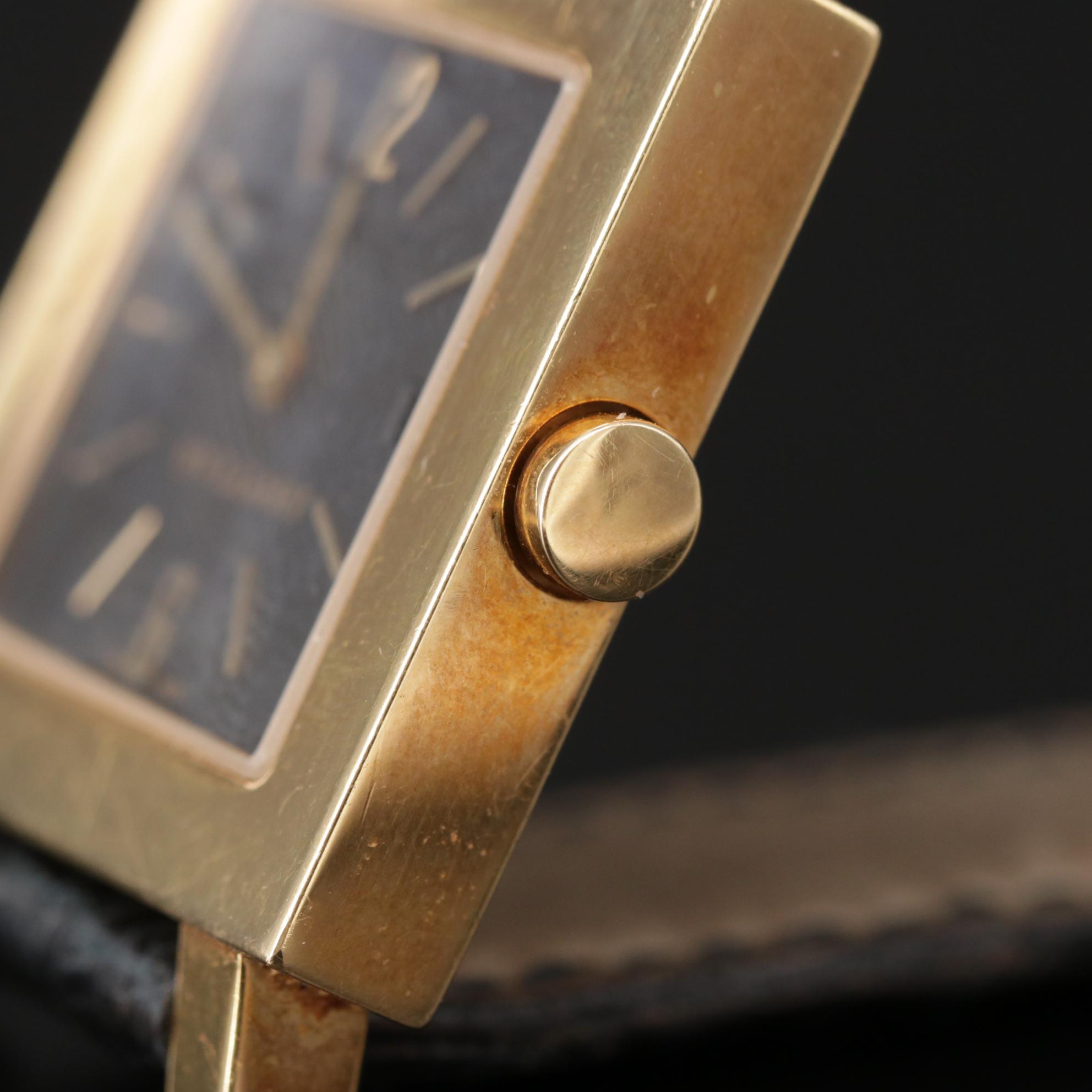 Bvlgari Quadratto SQ 27 Quartz 18K Yellow Gold Watch