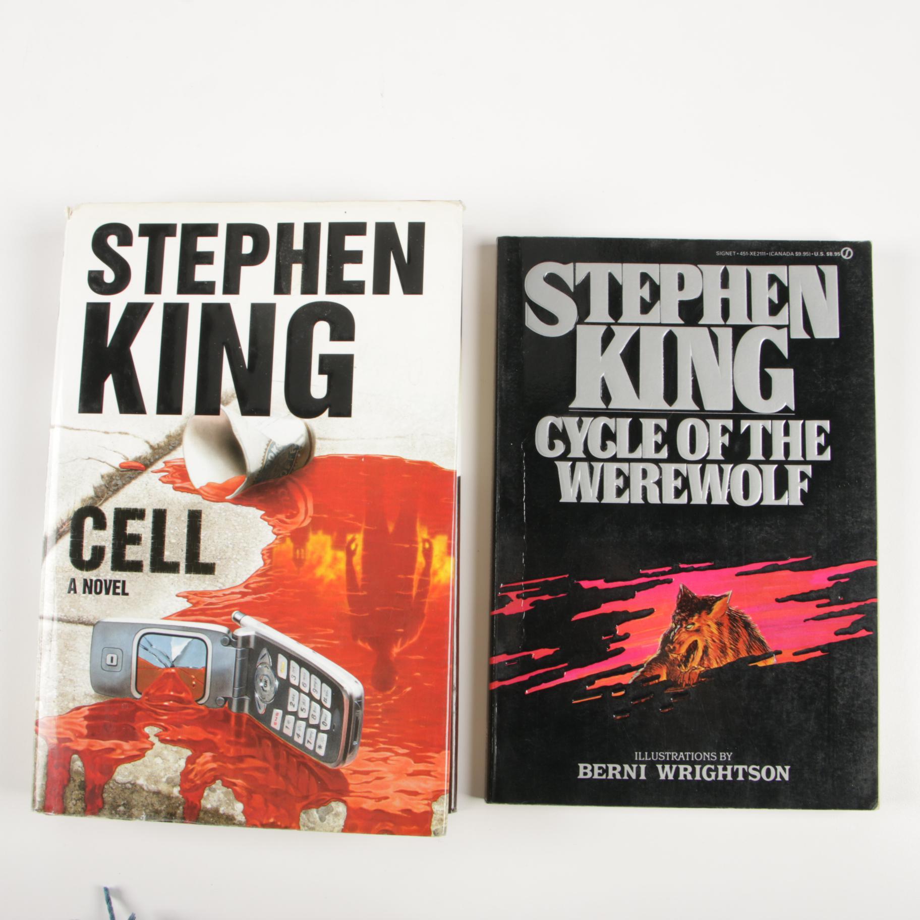 Stephen King Books featuring Early Printing and Book Club Editions