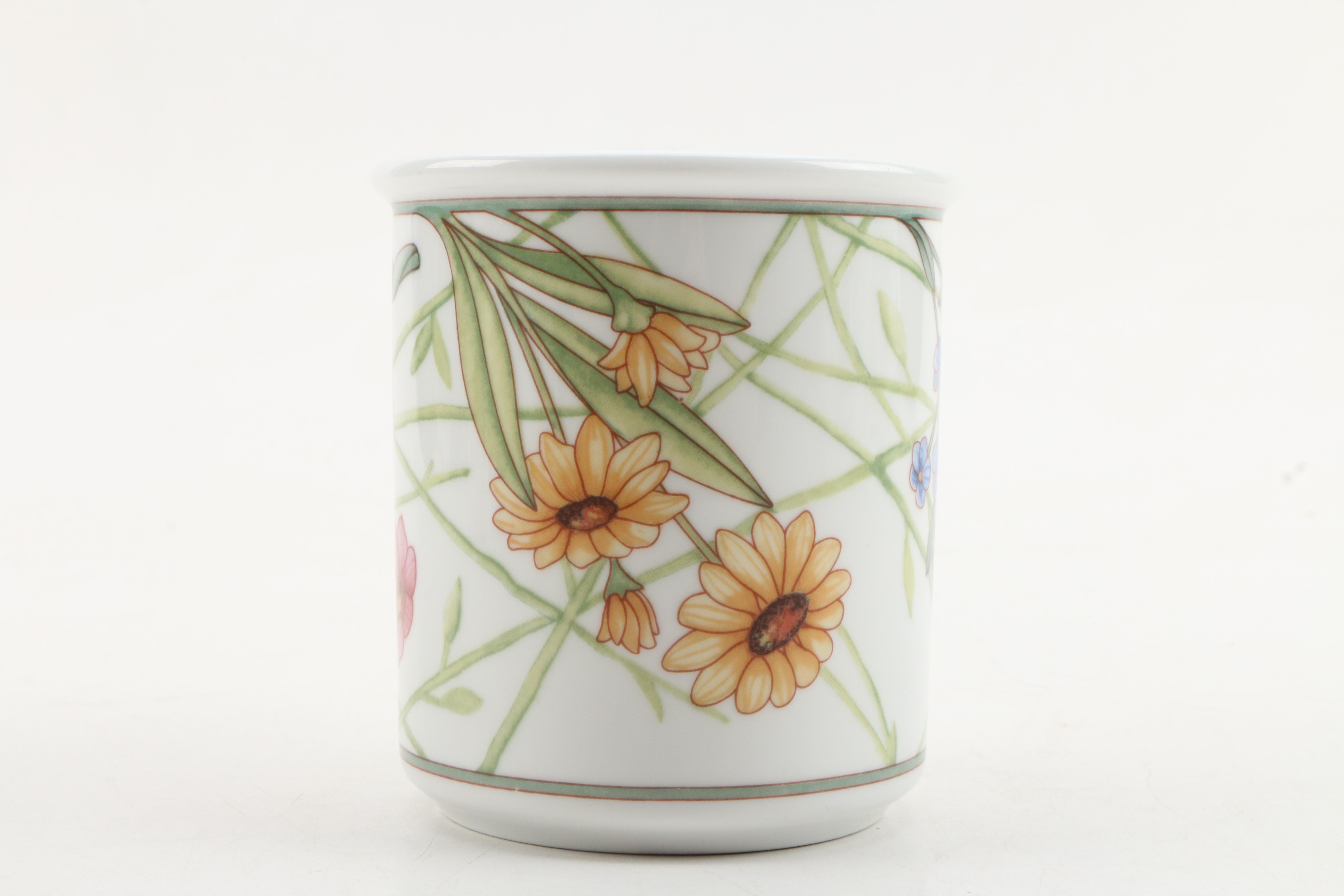 Dansk "Café Floral" Porcelain Dinnerware Mugs