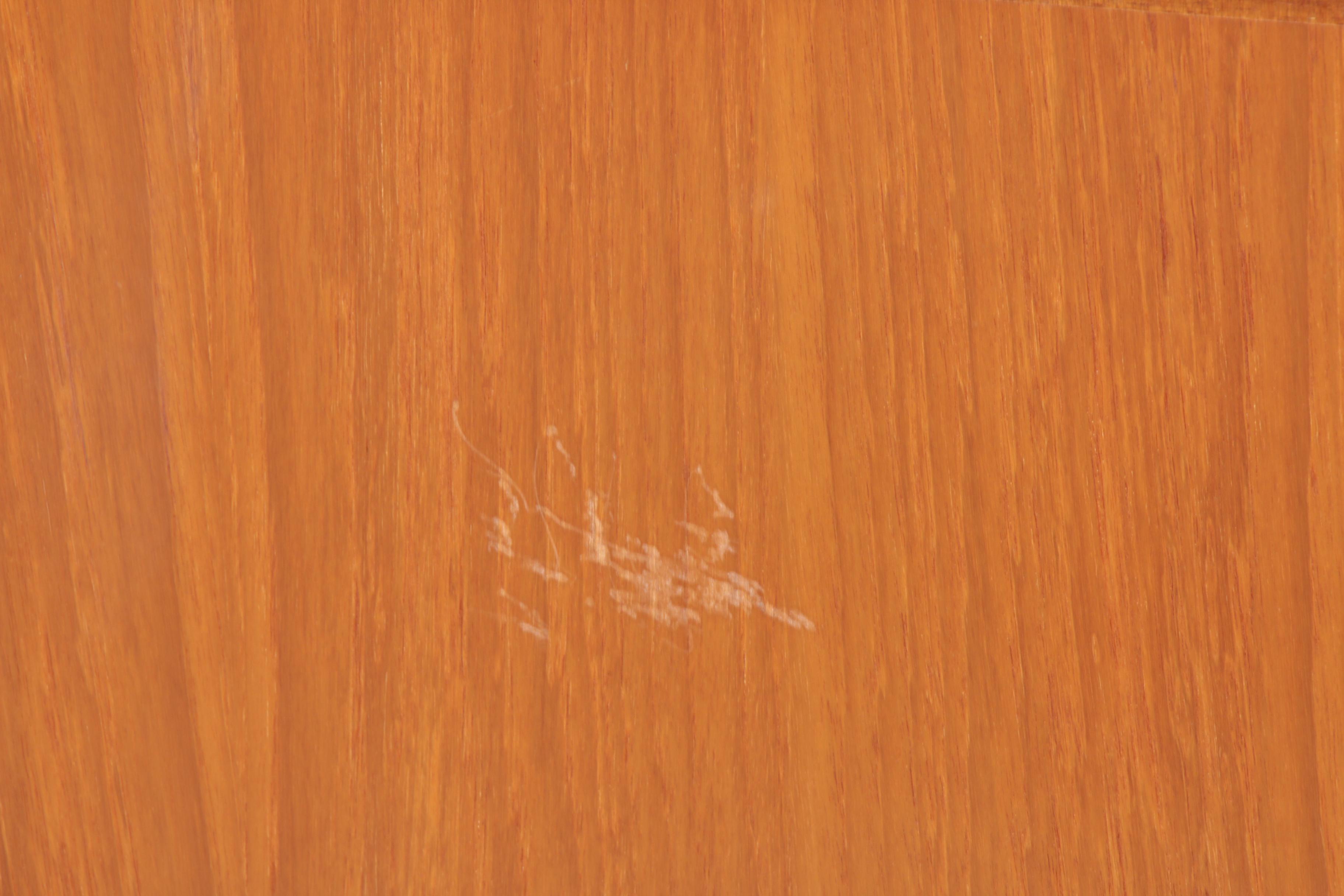 Egan Visual Modern Style Teak Folding White Board with Bulletin Board