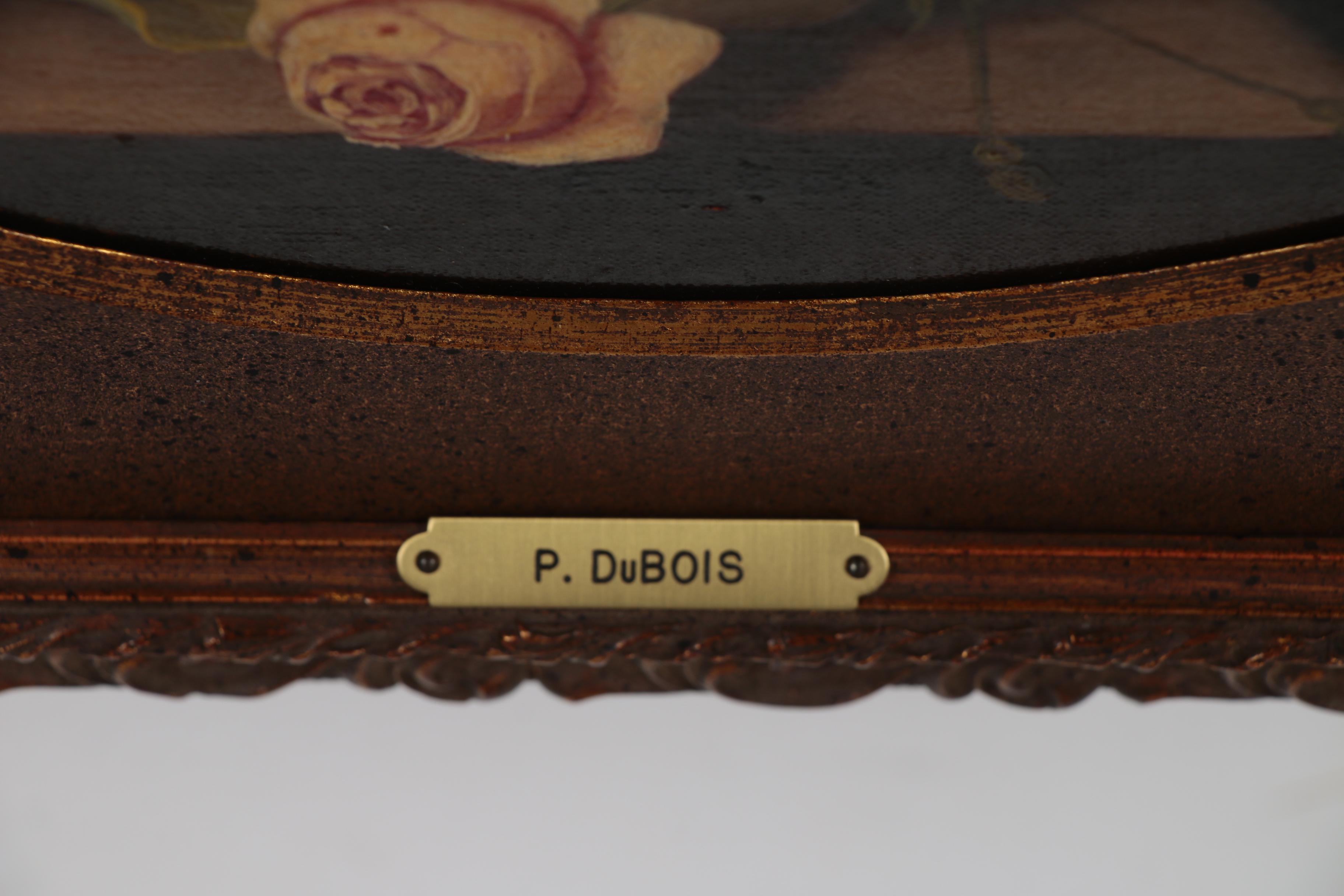 P. DuBois Floral Oil Painting