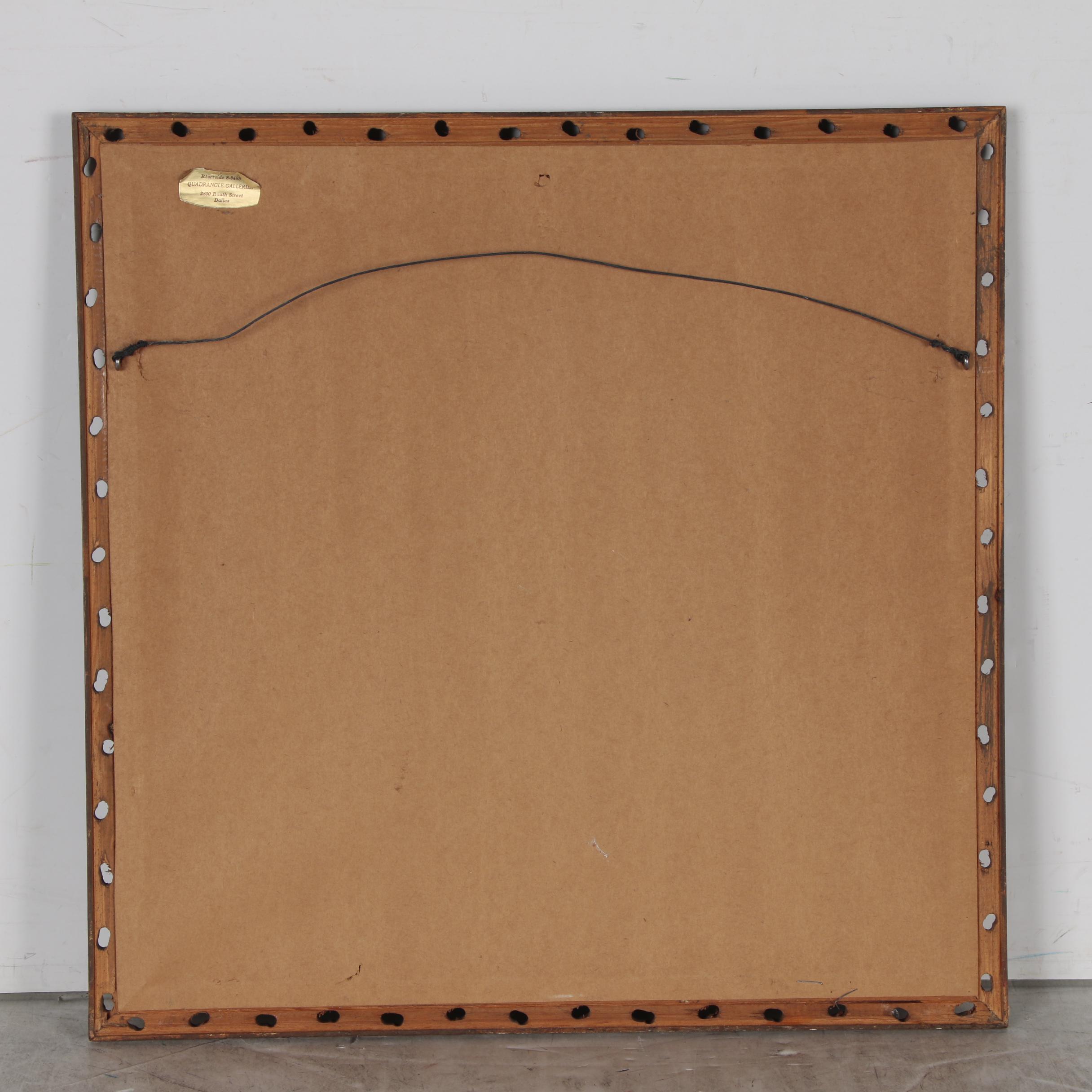 P. DuBois Floral Oil Painting