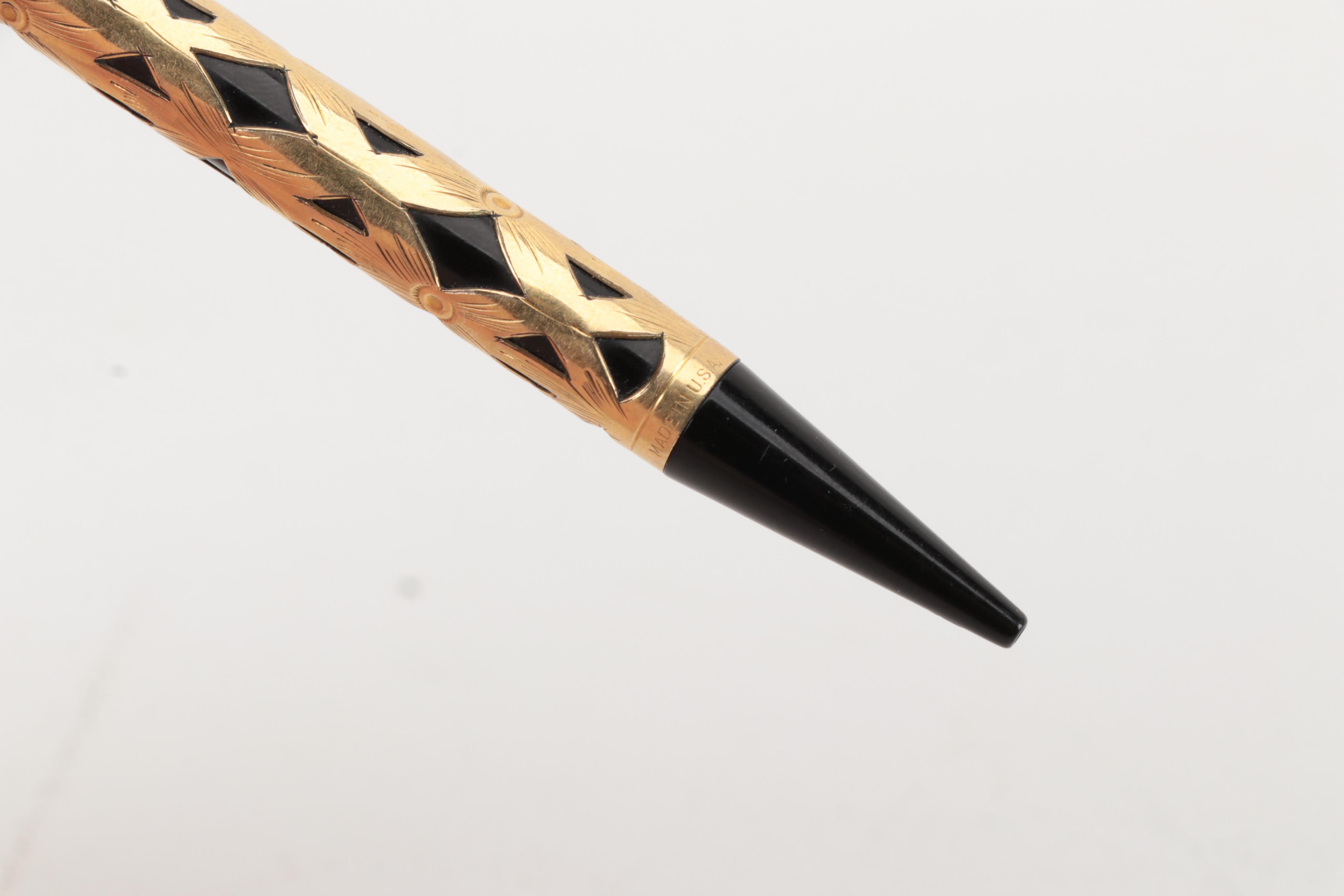 Wahl Eversharp "Coronet" Repeating Pencil and Waterman "Bamboo" Ring Top Pencil