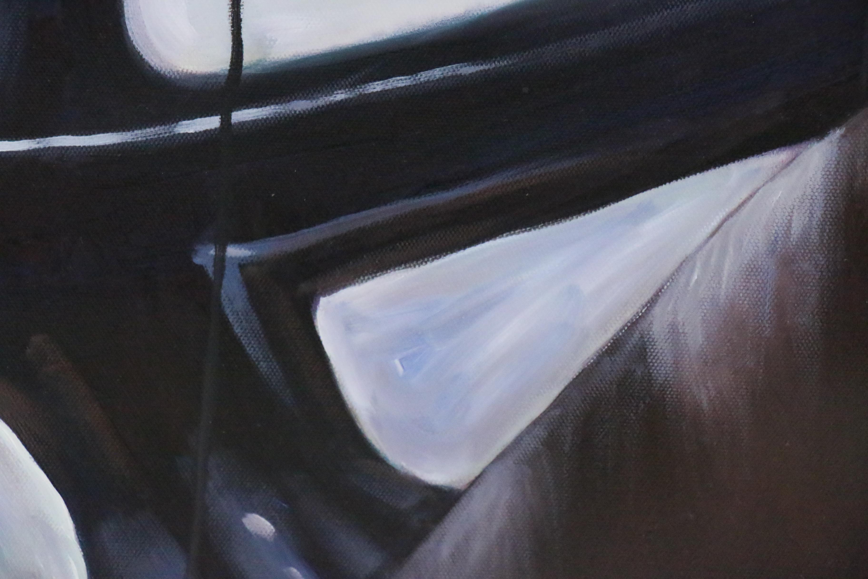 Oil Painting after Horace Bristol Photograph "The Naked Gunner"