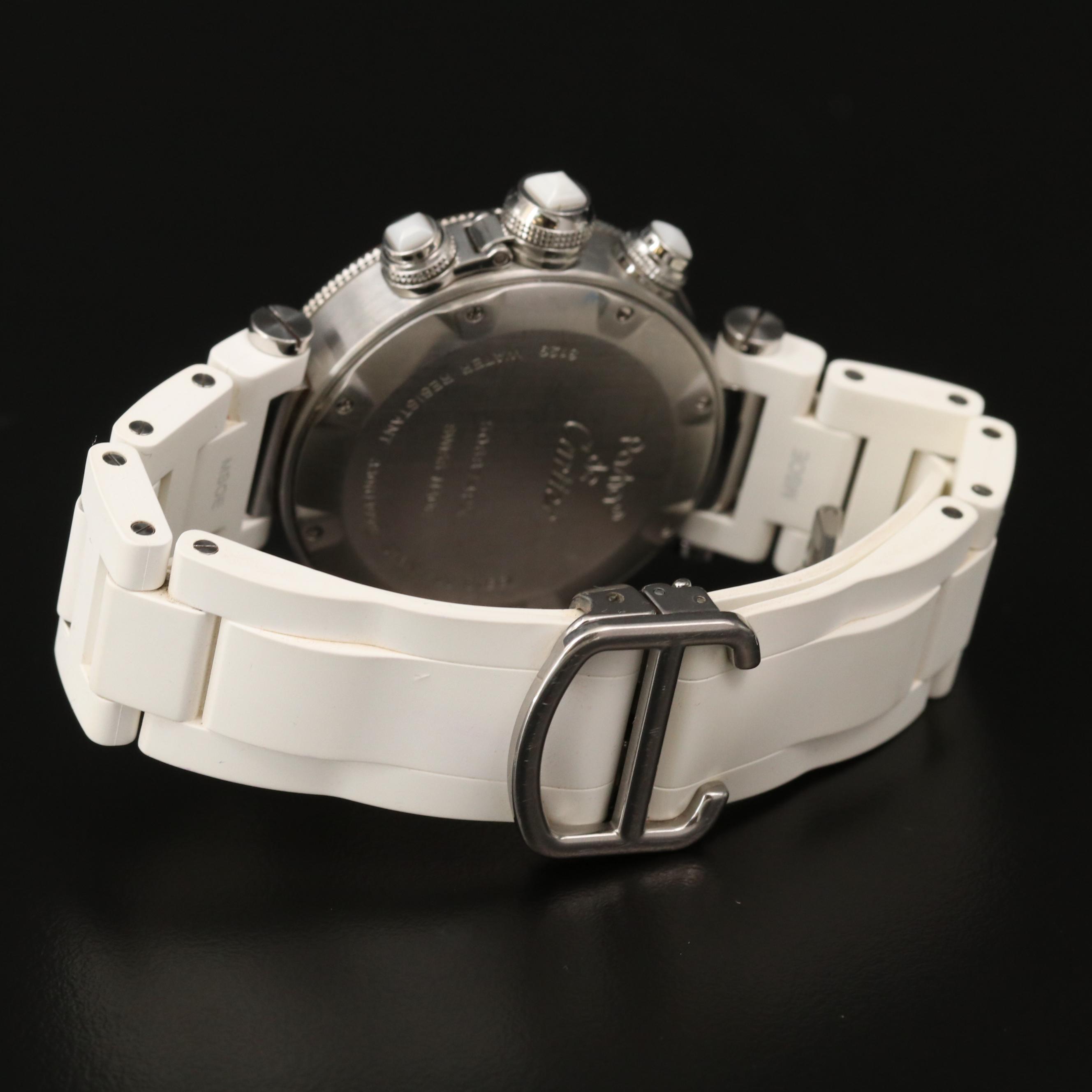 Cartier Pasha Seatimer 18K Rose Gold and Stainless Steel Chronograph Watch