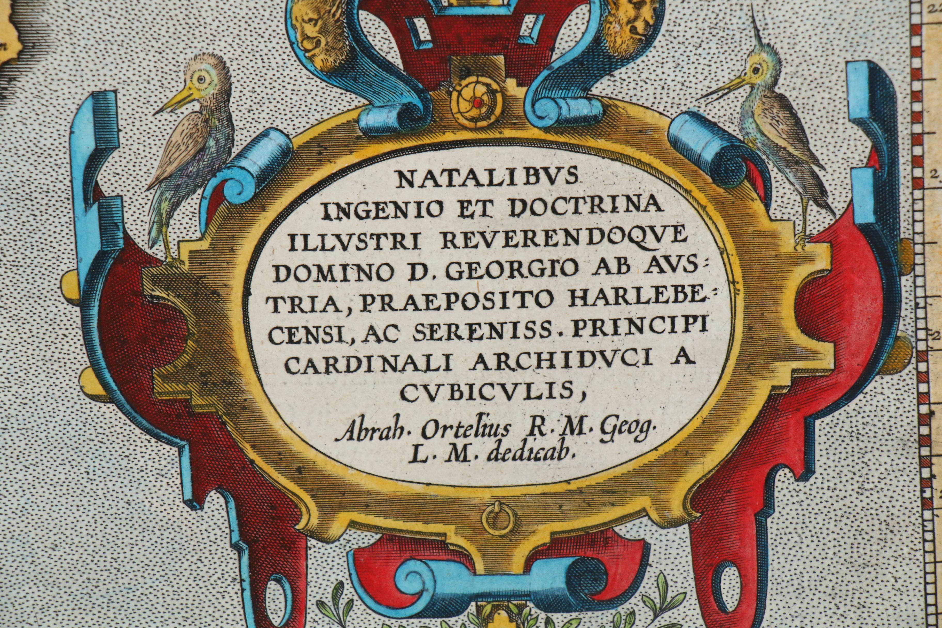 Abraham Ortelius Map "Britannicarum Insularum Typus" from "Parergon", 1624