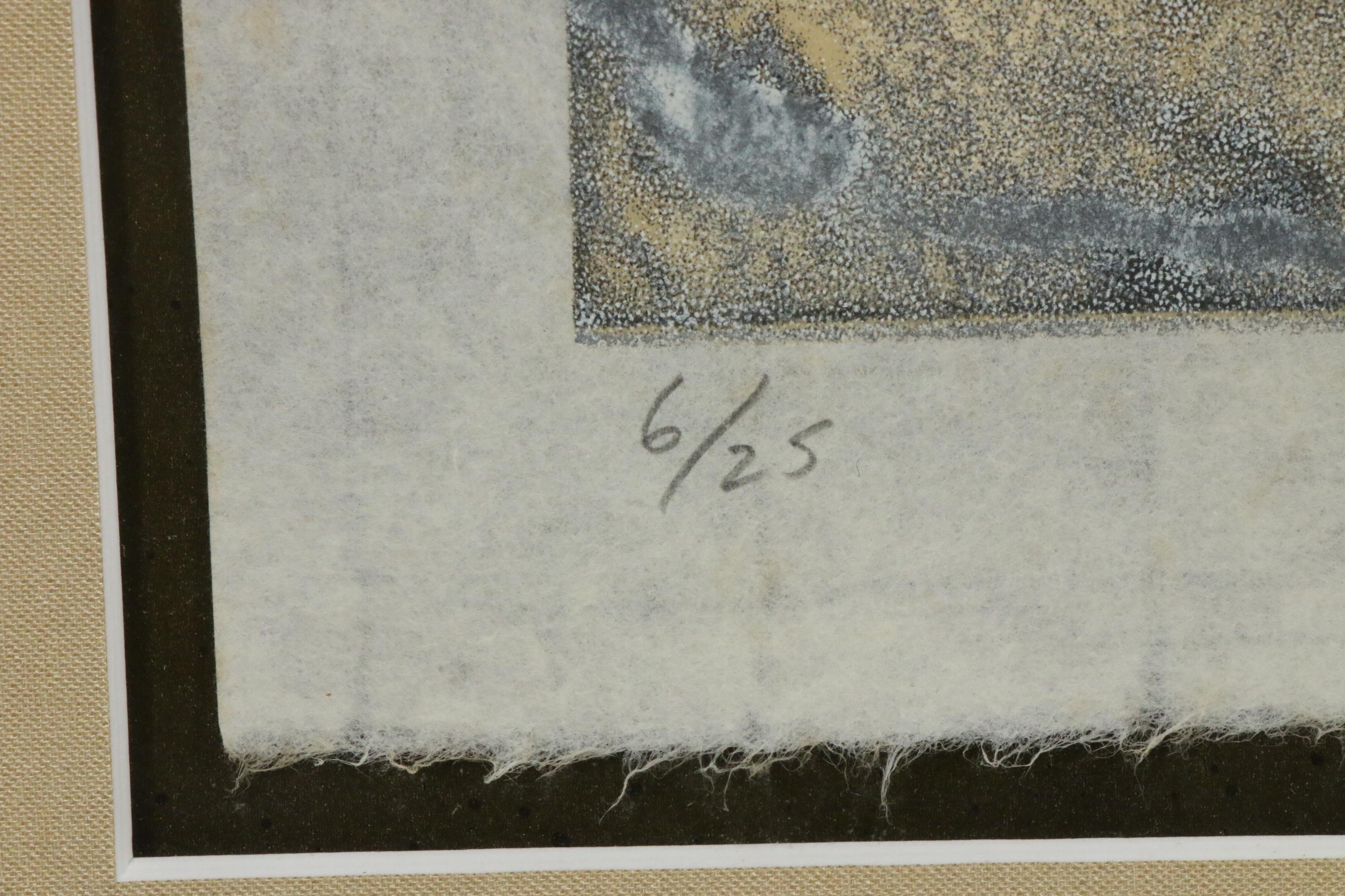 David Carrino Relief Print "May I," circa 1996