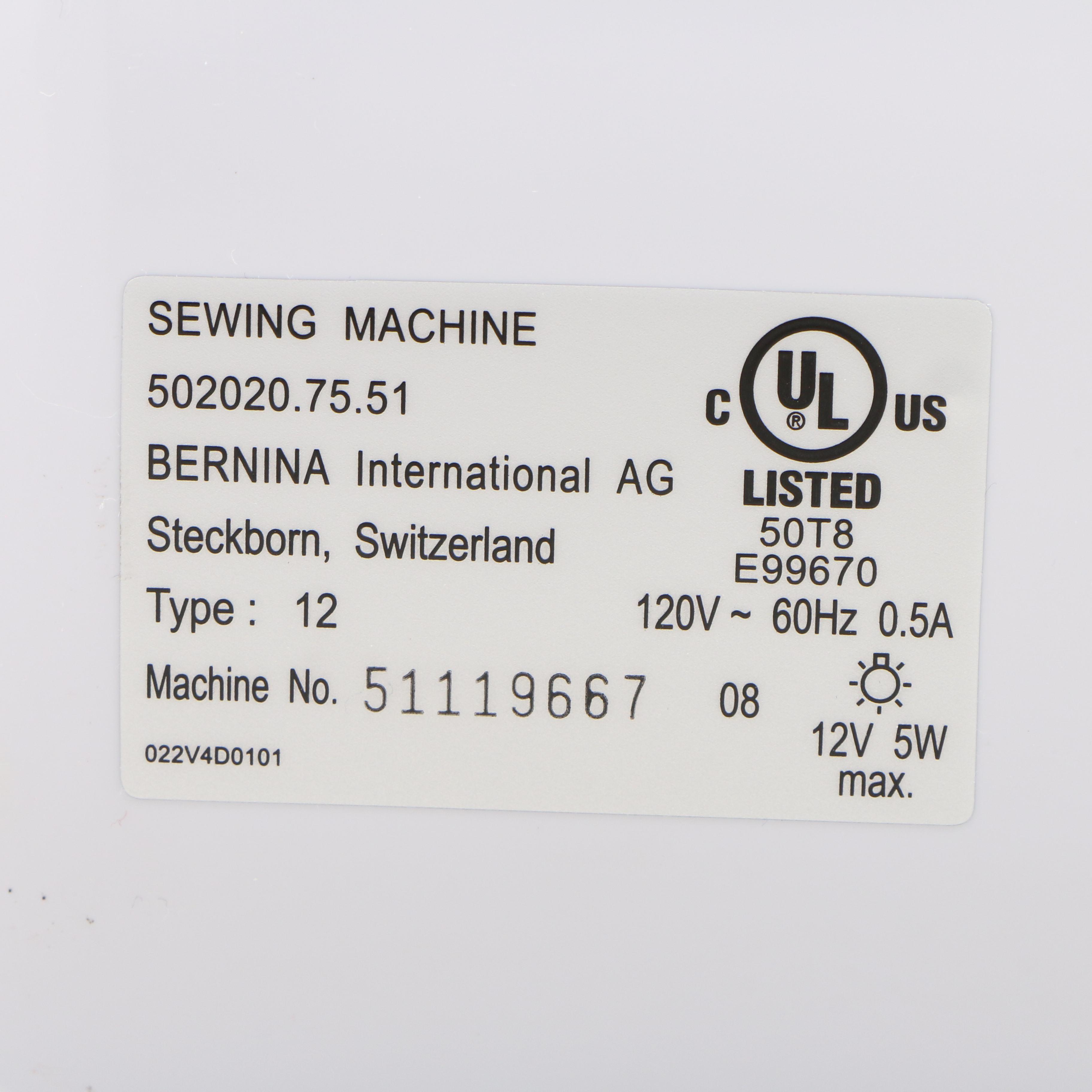 Bernette Sewing Machine