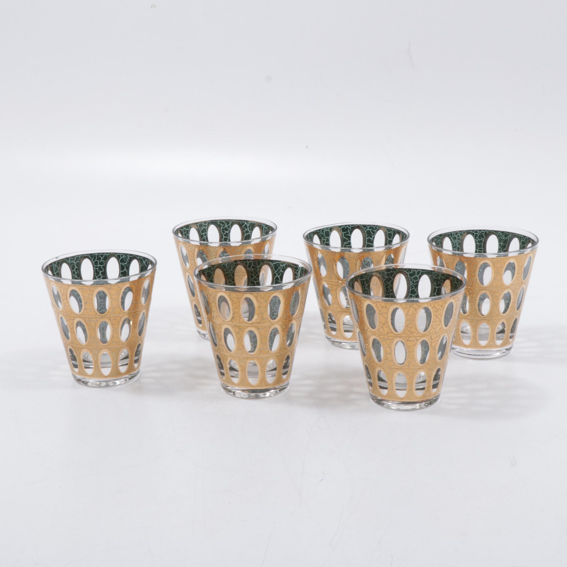 Culver "Piza" Old Fashioned Glasses, Mid-20th Century
