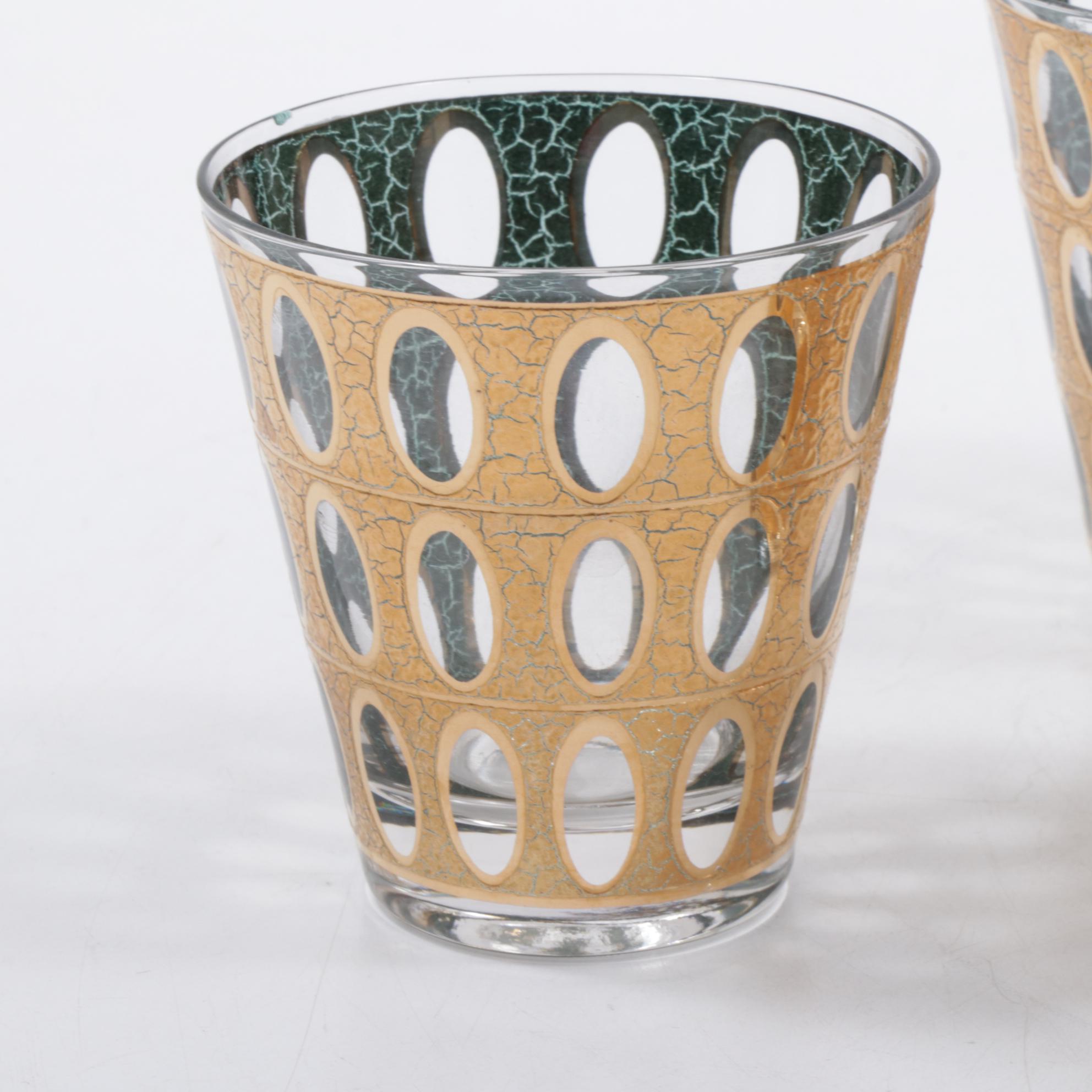 Culver "Piza" Old Fashioned Glasses, Mid-20th Century