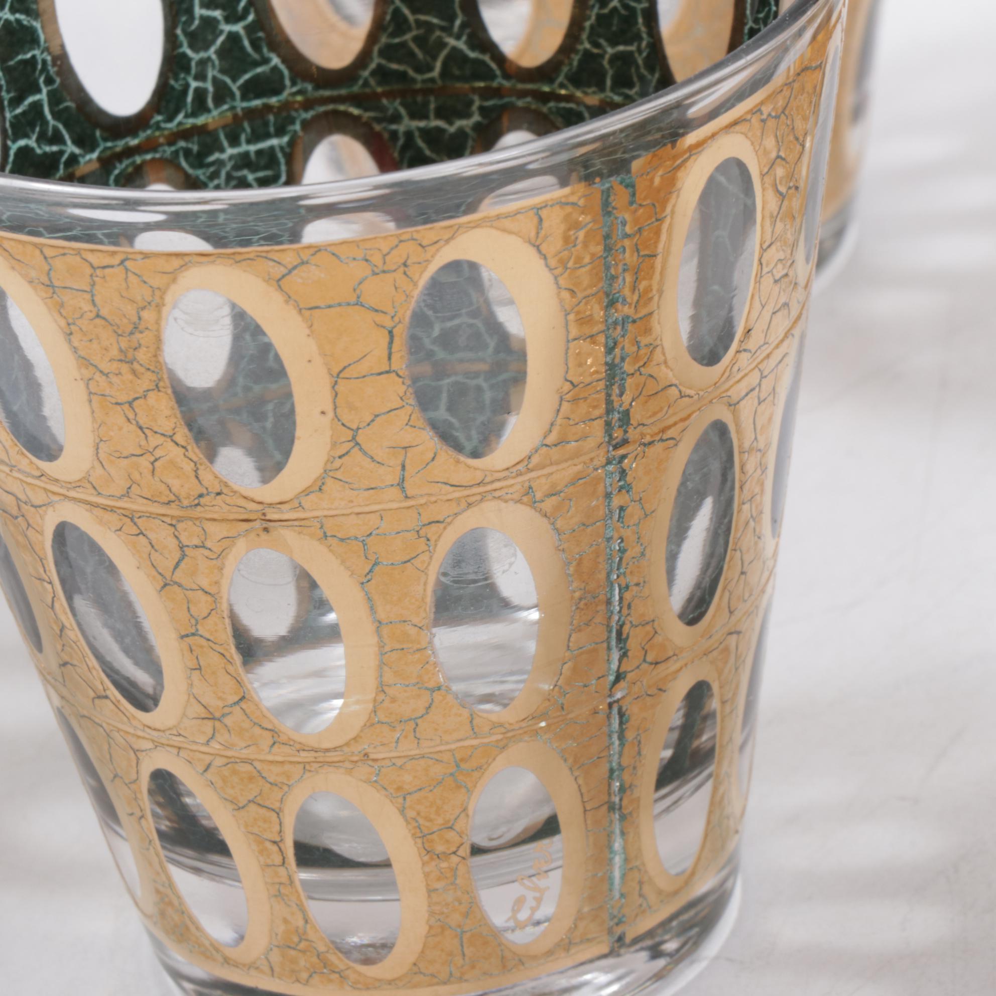 Culver "Piza" Old Fashioned Glasses, Mid-20th Century