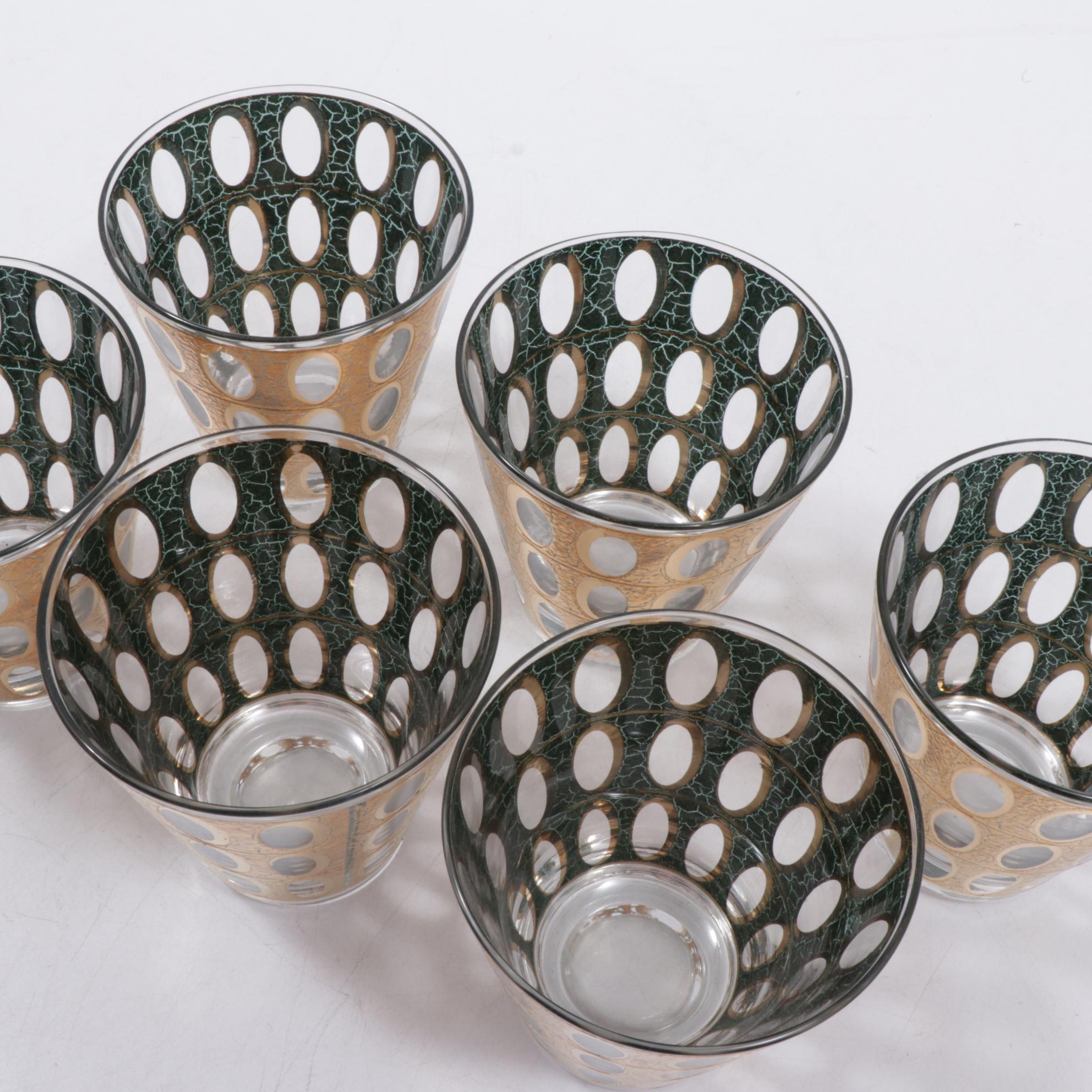 Culver "Piza" Old Fashioned Glasses, Mid-20th Century