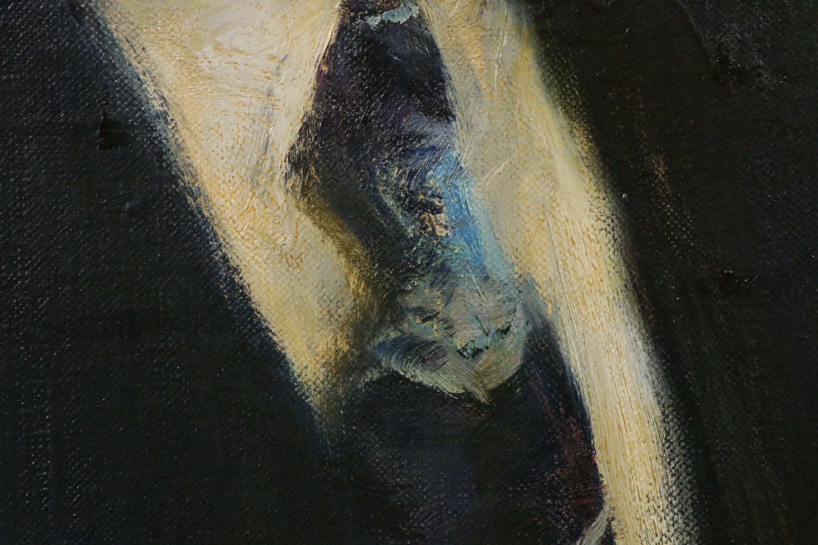 Howard Chandler Christy Male Portrait Oil Painting, 1946