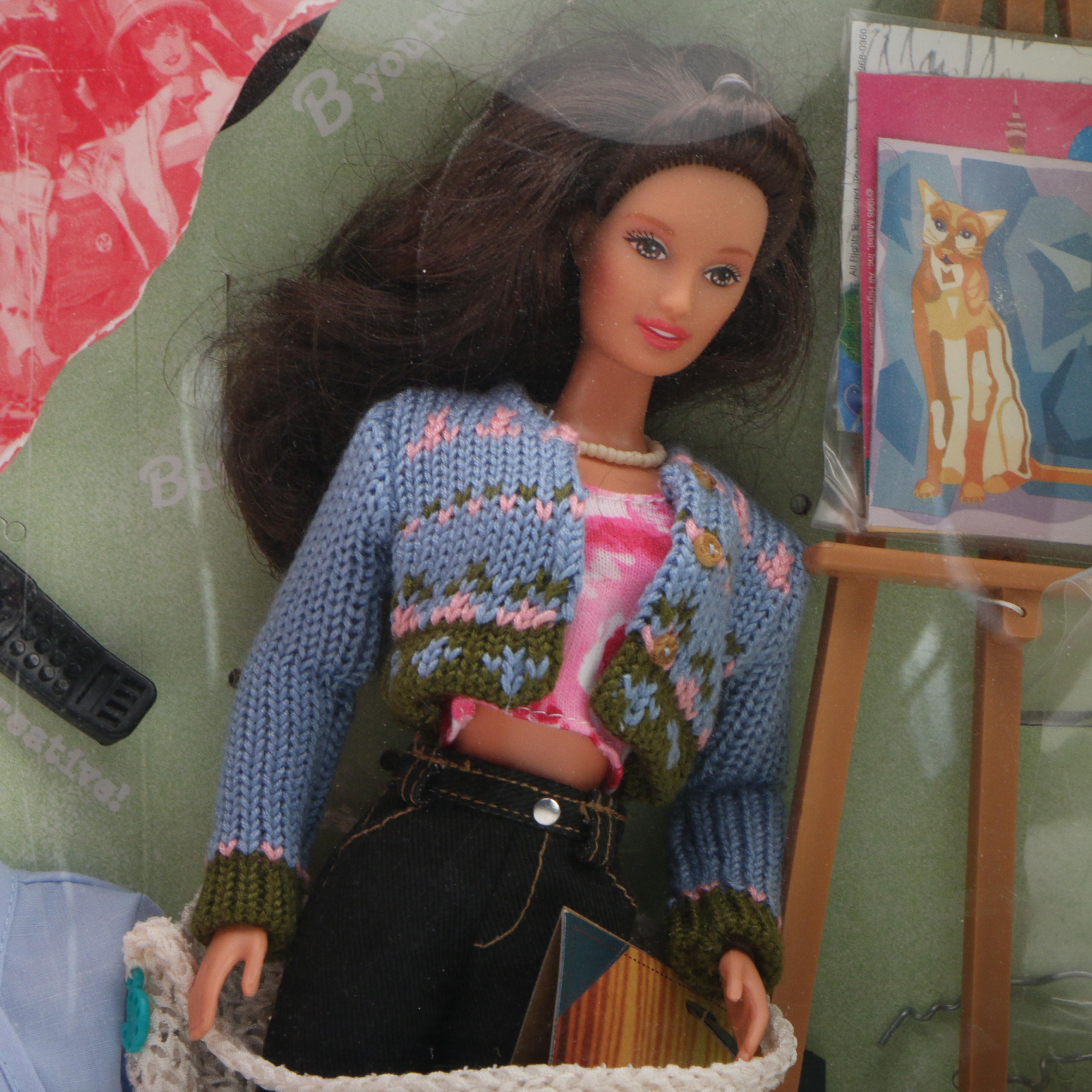 Beverly Hills 90210 "Brandon" Doll, "Pretty in Plaid" Barbie and Other Dolls