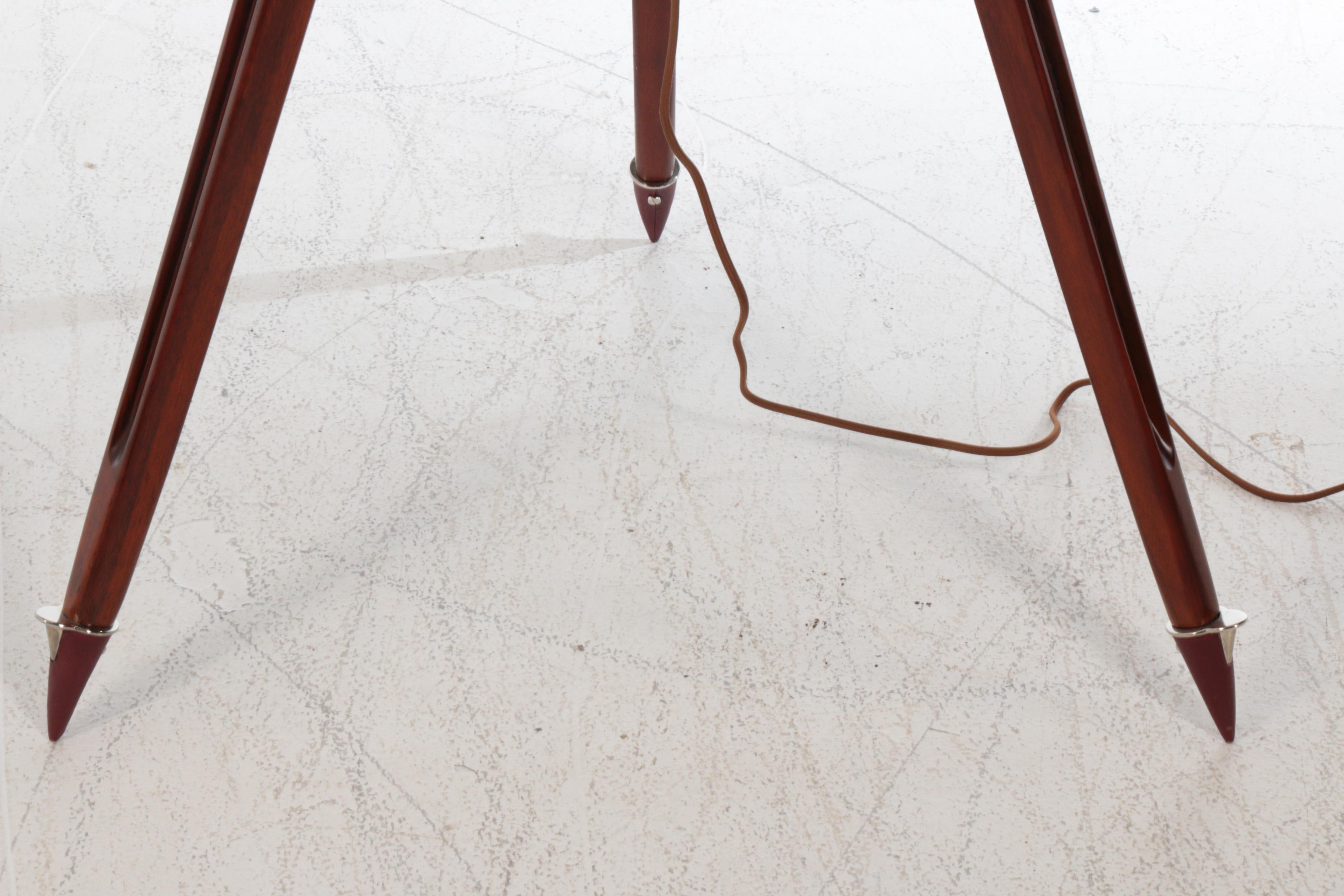 Holden Mahogany Surveyor's Floor Lamp Designed by Ralph Lauren