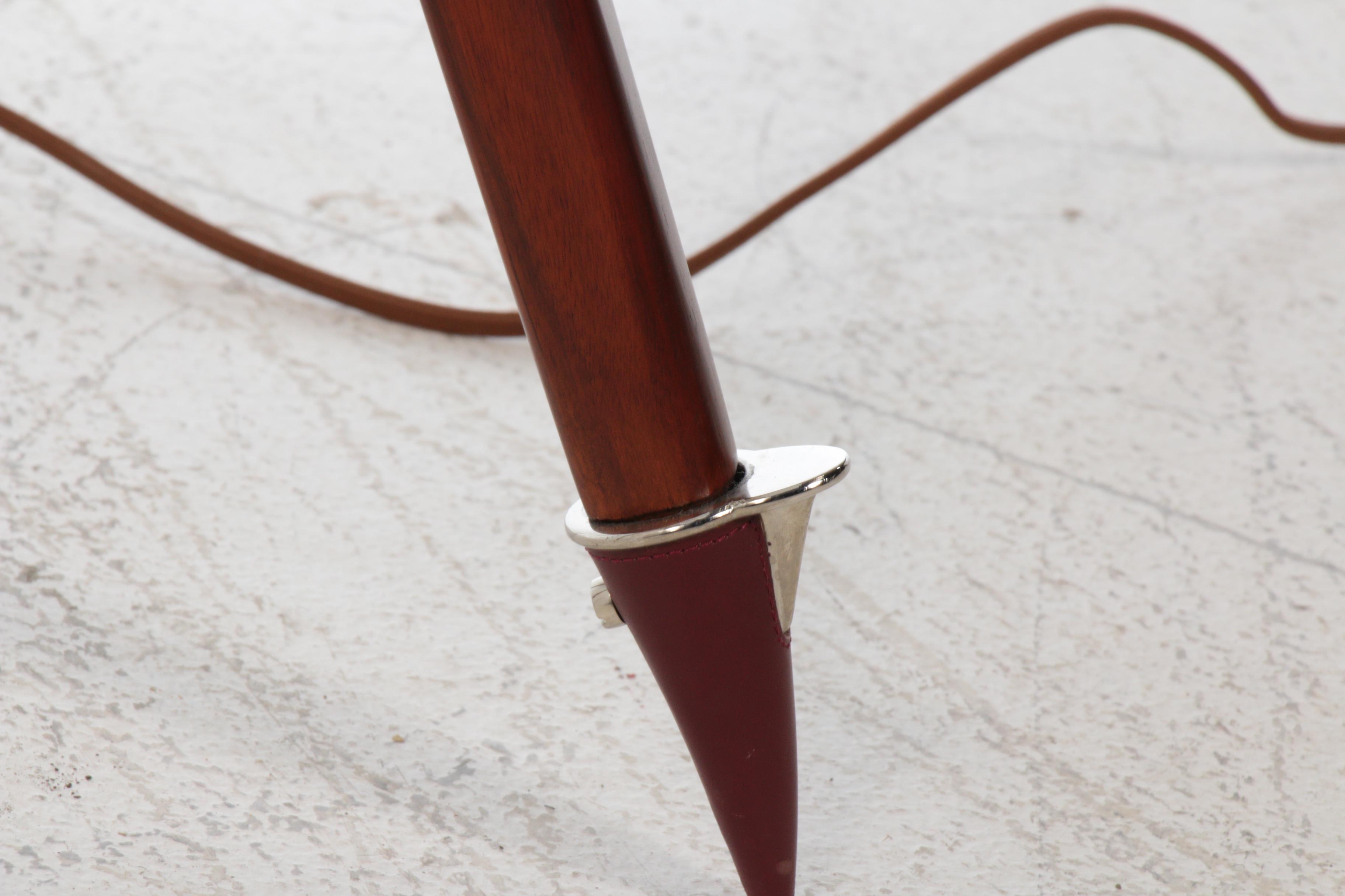 Holden Mahogany Surveyor's Floor Lamp Designed by Ralph Lauren