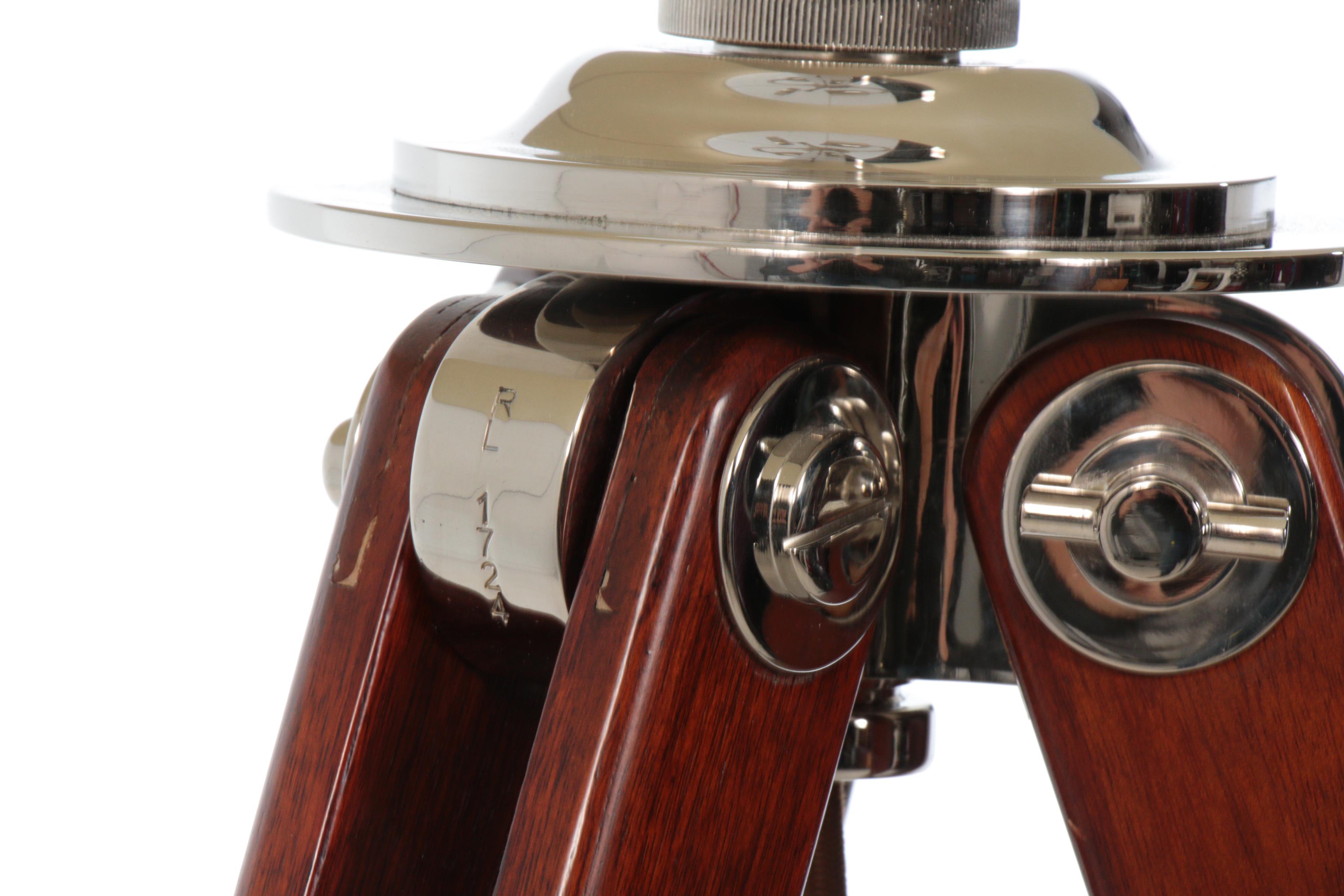 Holden Mahogany Surveyor's Floor Lamp Designed by Ralph Lauren