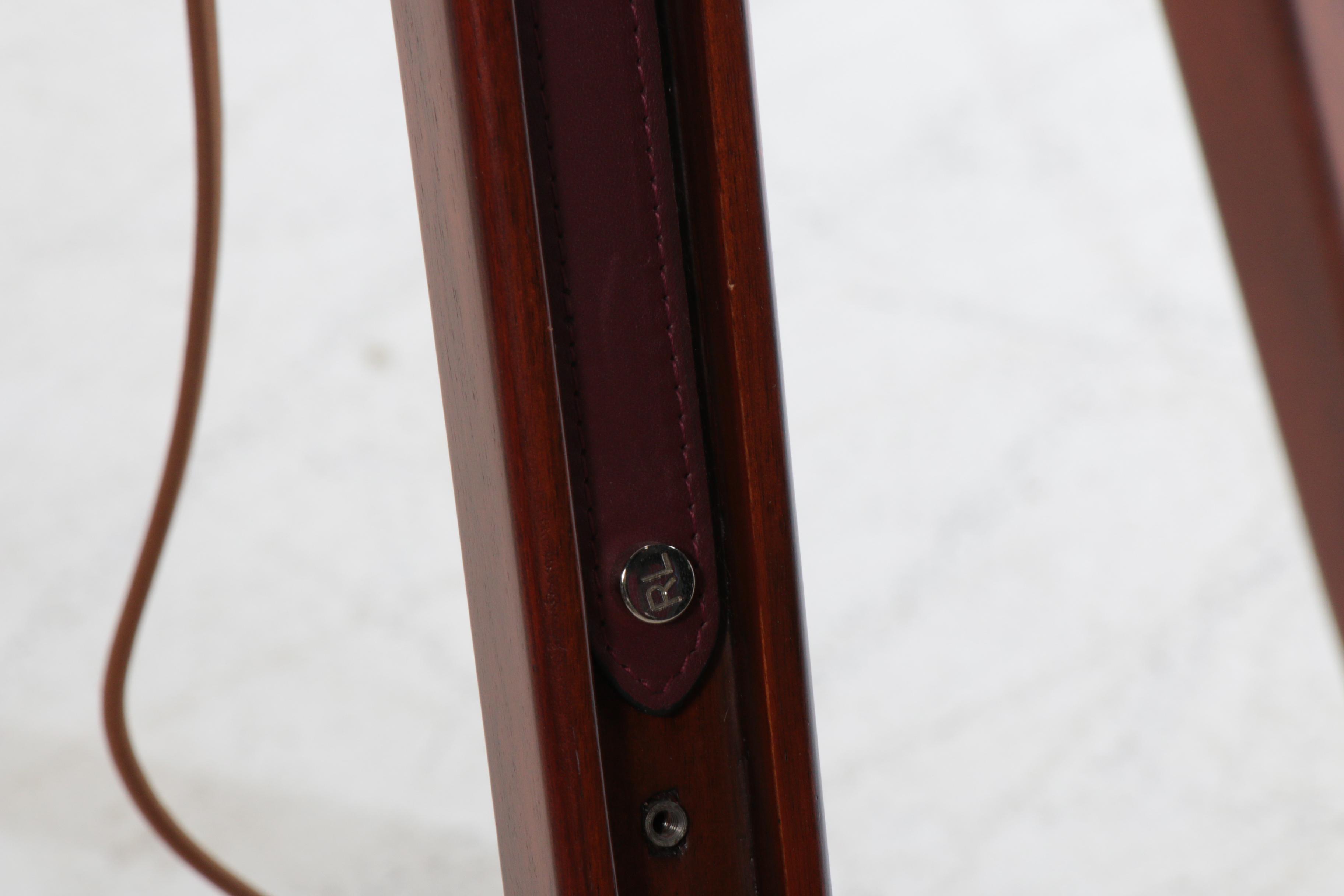 Holden Mahogany Surveyor's Floor Lamp Designed by Ralph Lauren