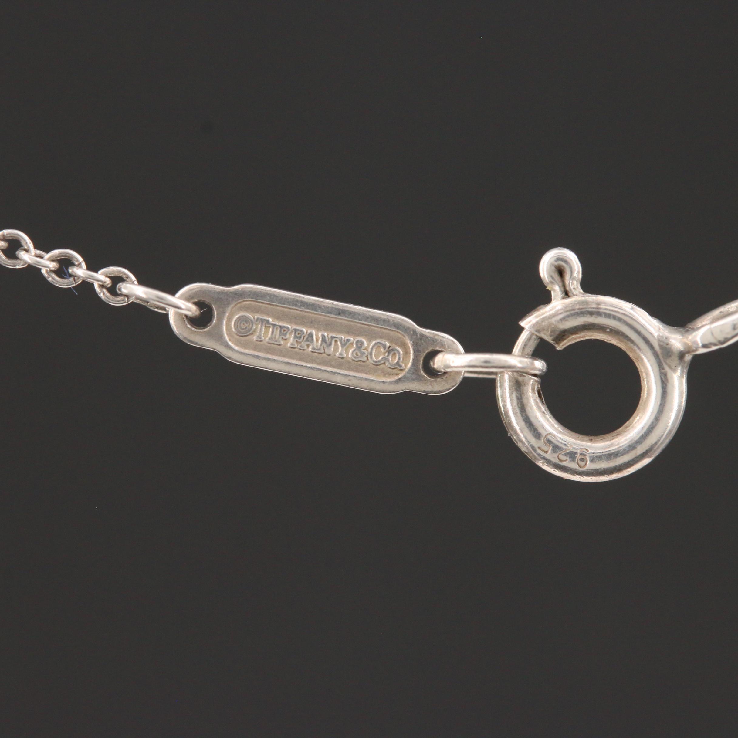 Tiffany & Co. Sterling Silver Butterfly Pendant Necklace