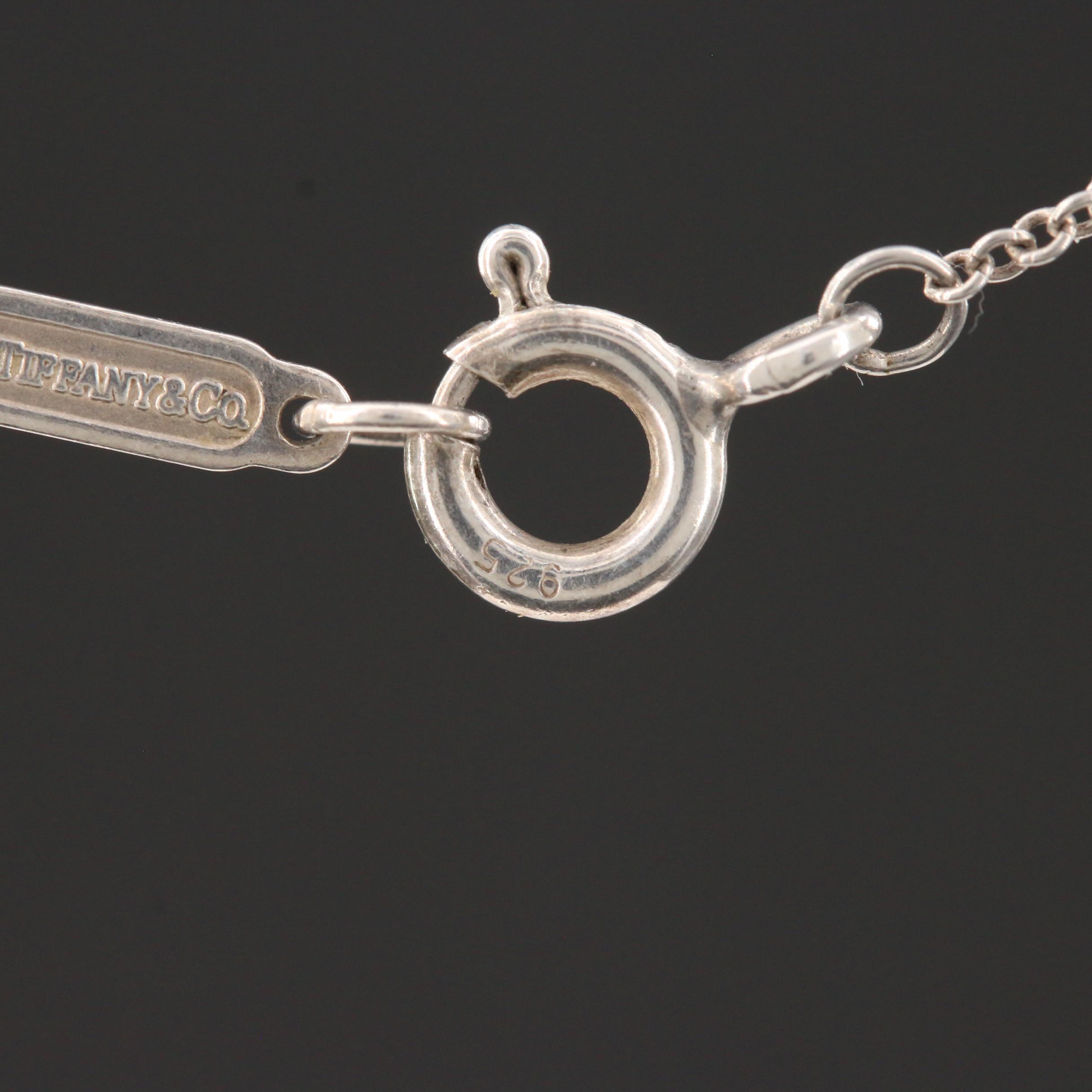 Tiffany & Co. Sterling Silver Butterfly Pendant Necklace