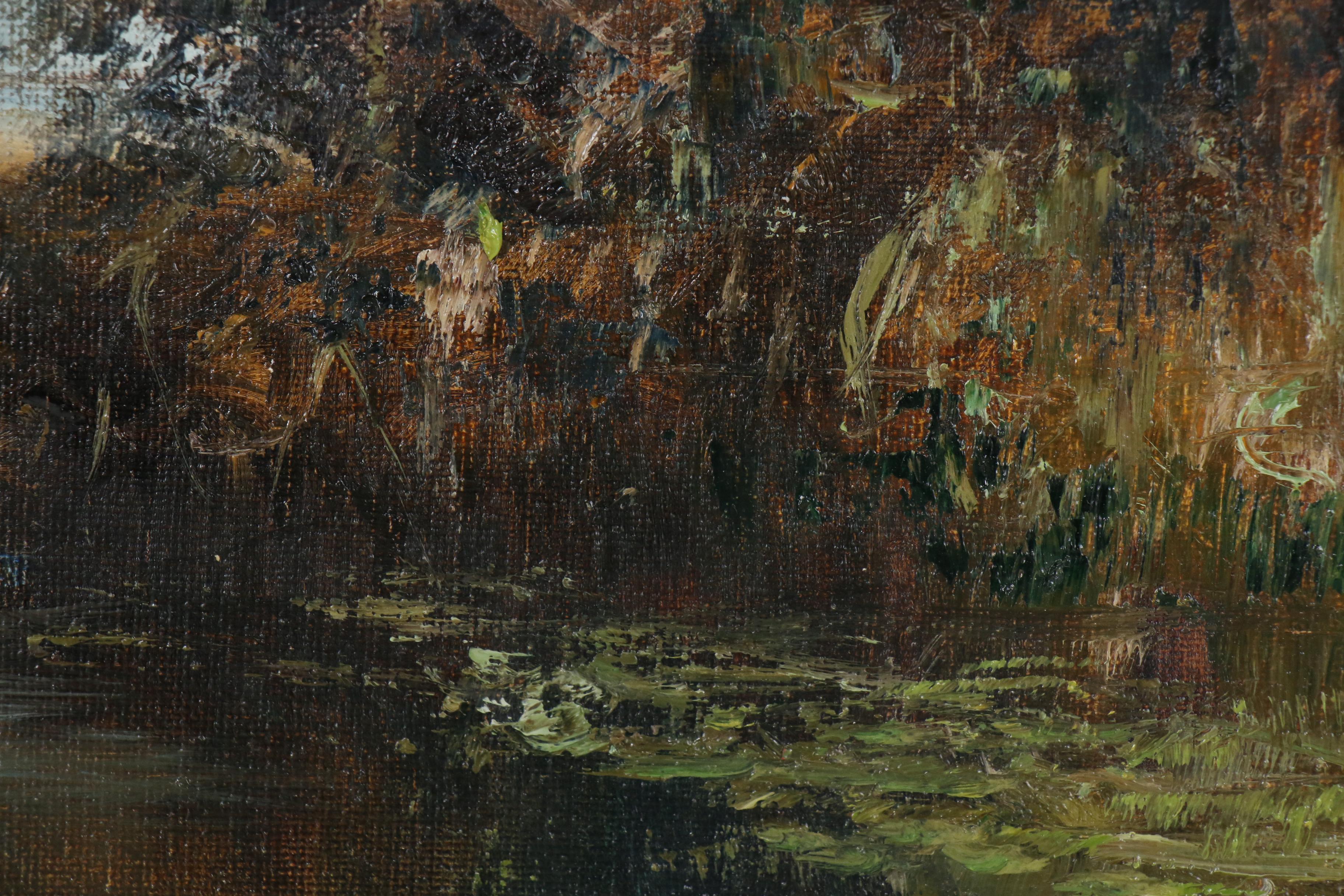 Garncarek Aleksander Oil Painting "Kwiaty nad wodą"