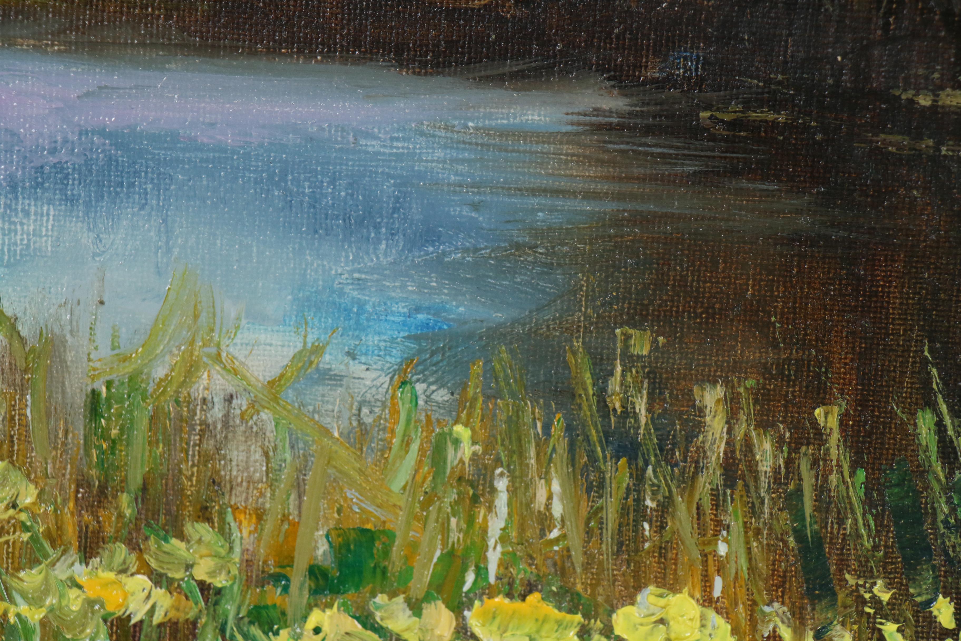 Garncarek Aleksander Oil Painting "Kwiaty nad wodą"