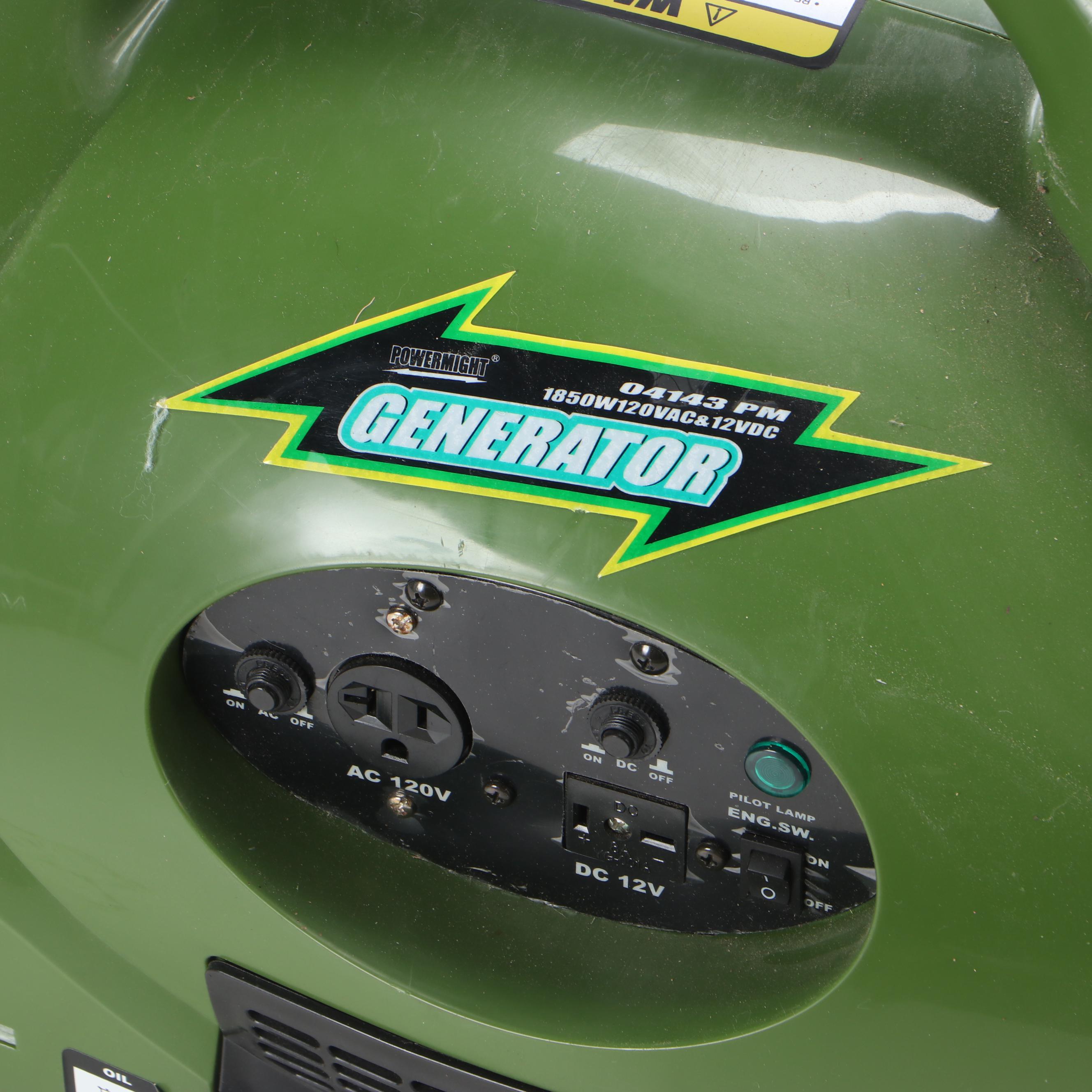 Powermight Portable Generator, 1850 Watts
