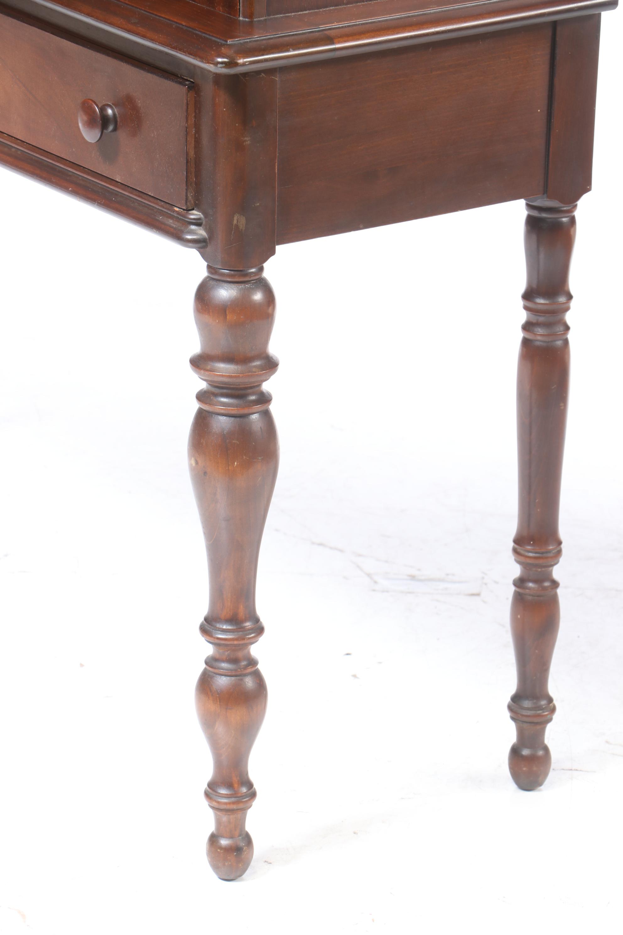 Limbert Federal Style Mahogany-Veneered and Stained China Cabinet, circa 1930