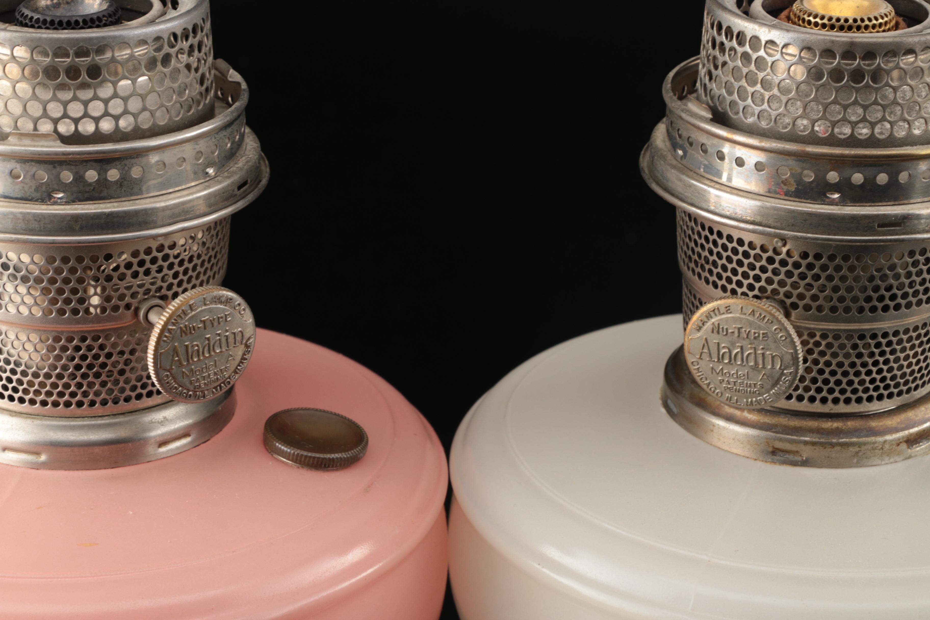 Aladdin Model A "Venetian" Kerosene Lamps, 1932-1933