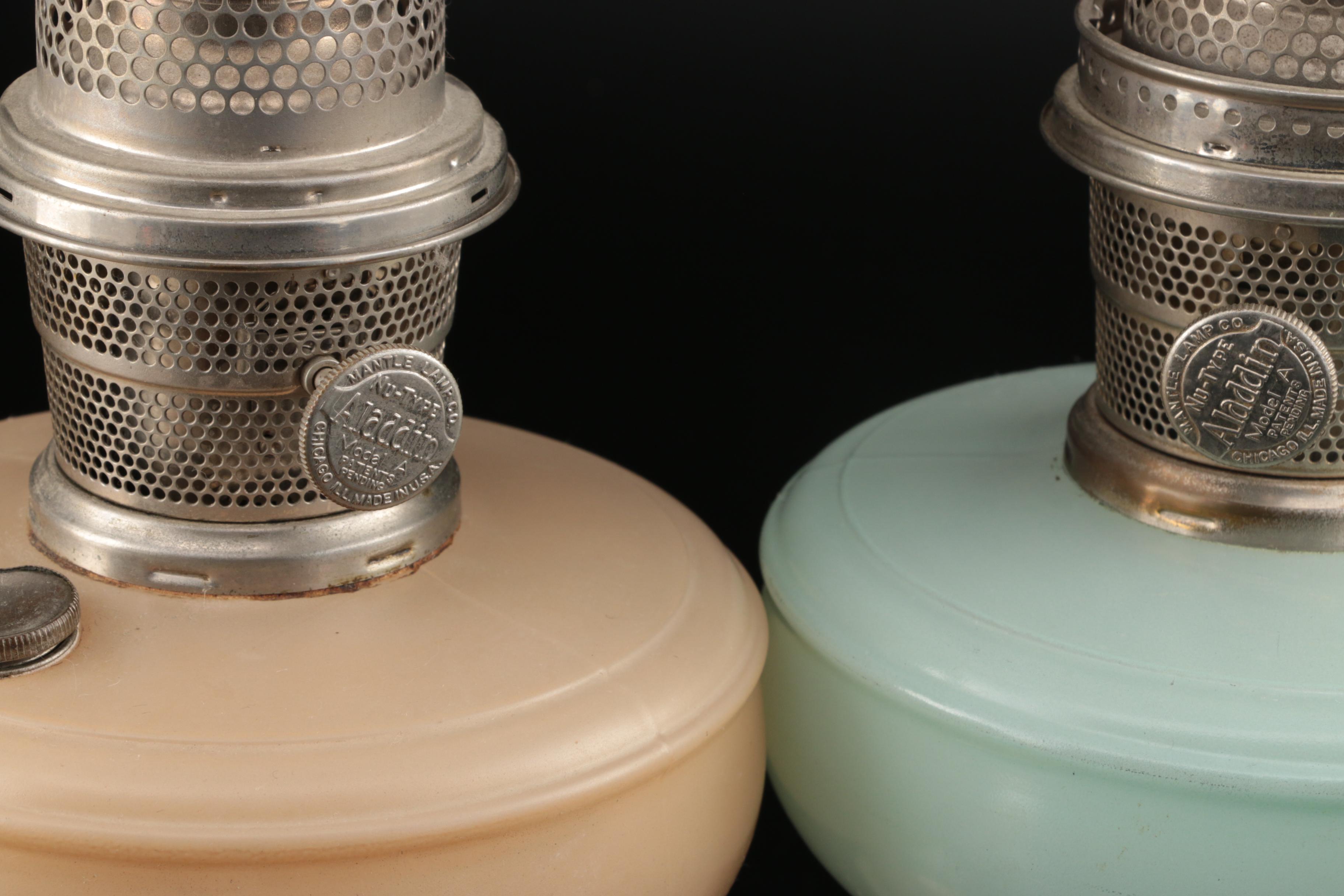 Aladdin Model A "Venetian" Kerosene Lamps, 1932-1933