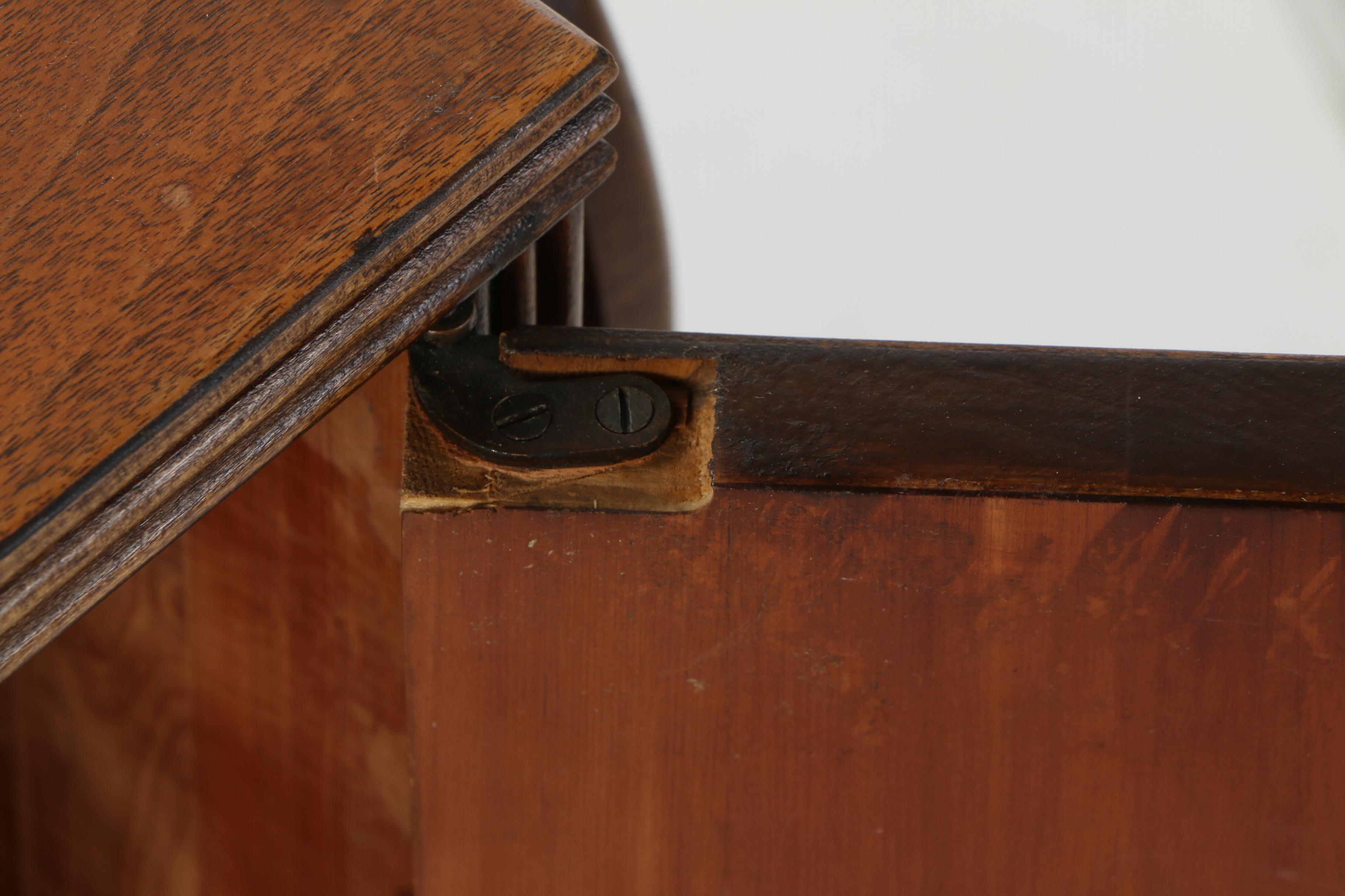 Art Deco Walnut and Figured Walnut Smoking Cabinet