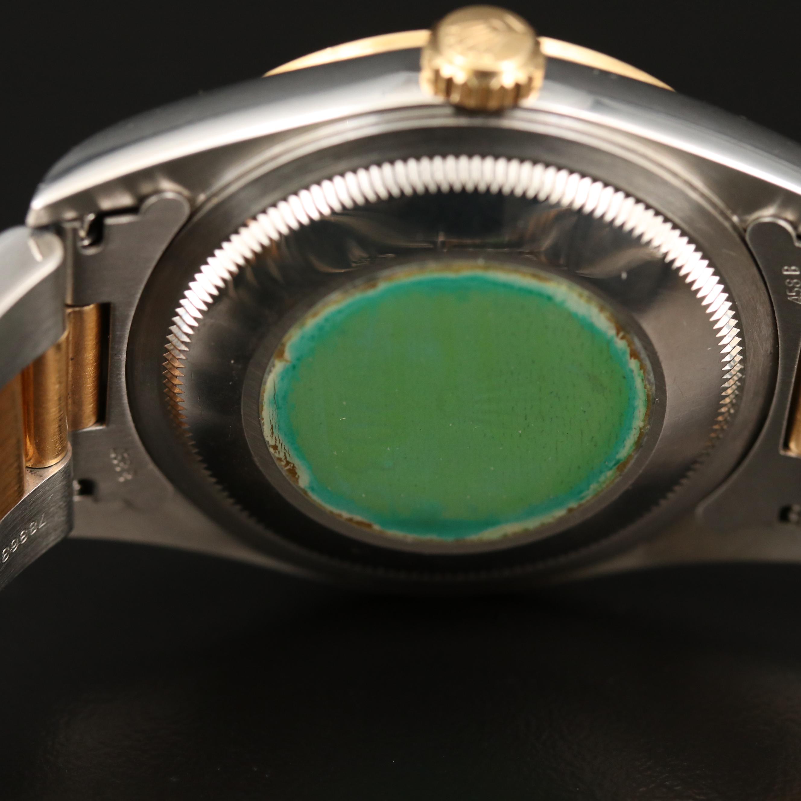 Rolex Datejust 18K Gold and Stainless Steel Watch, 1996