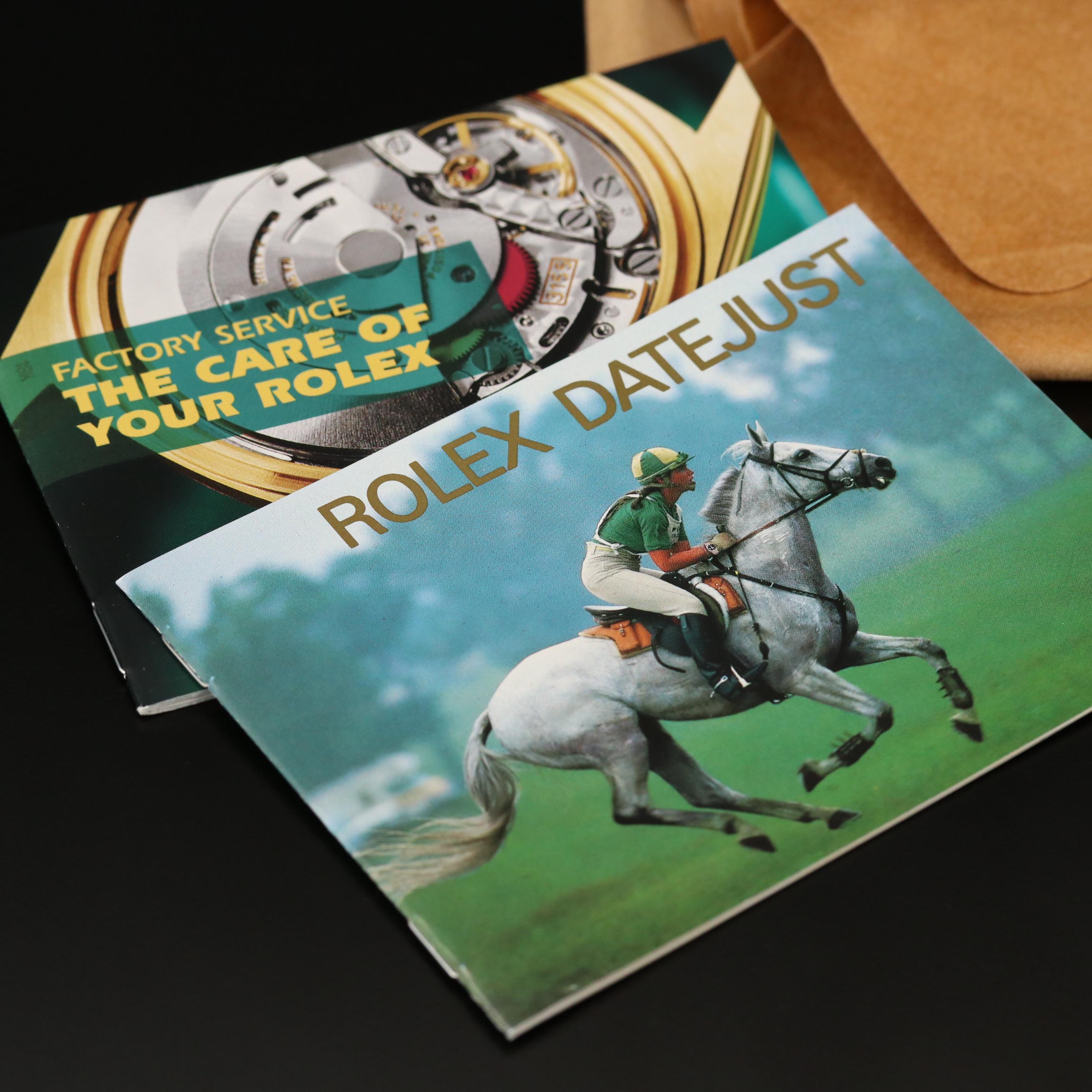 Rolex Datejust 18K Gold and Stainless Steel Watch, 1996