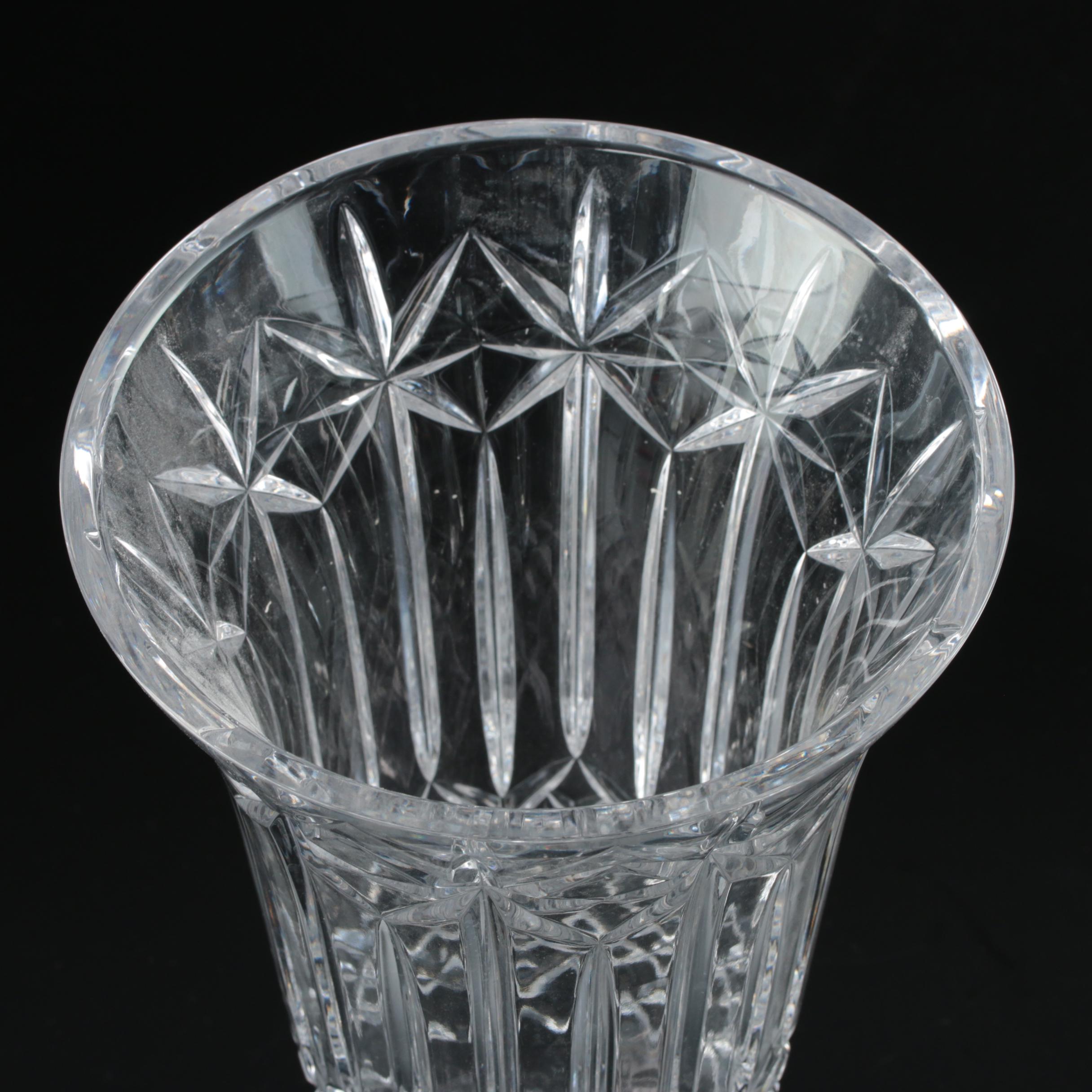 Waterford Crystal Footed Centerpiece Vase
