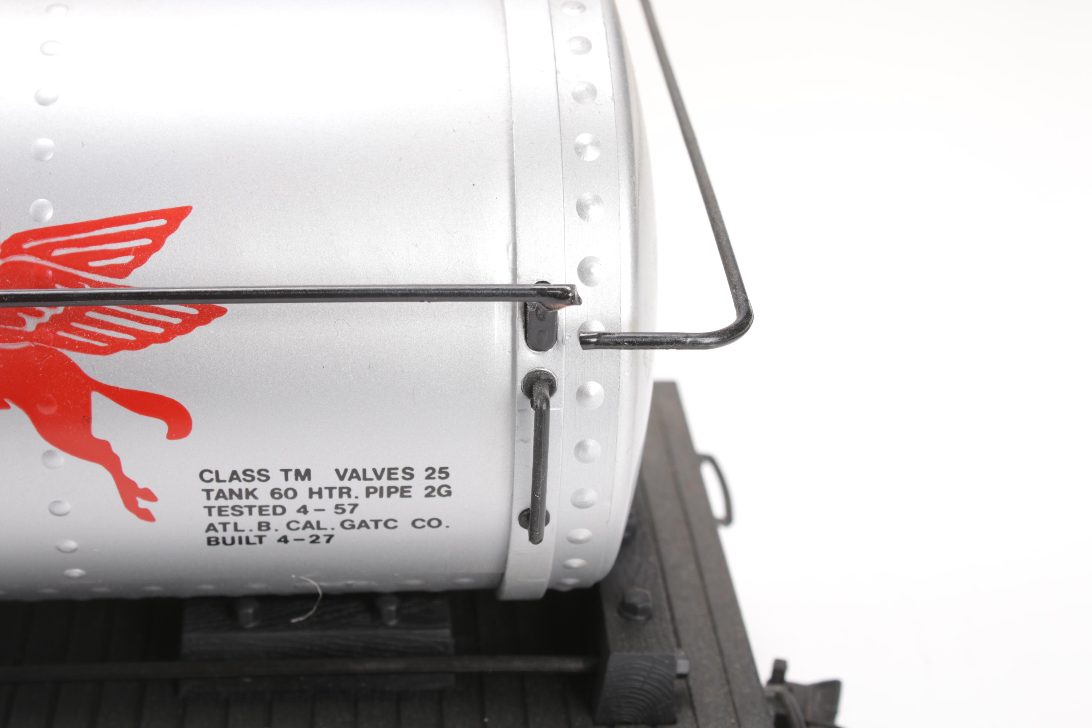 G Scale Train Cars with AristoCraft PRR 1201 Steam Locomotive and Tender