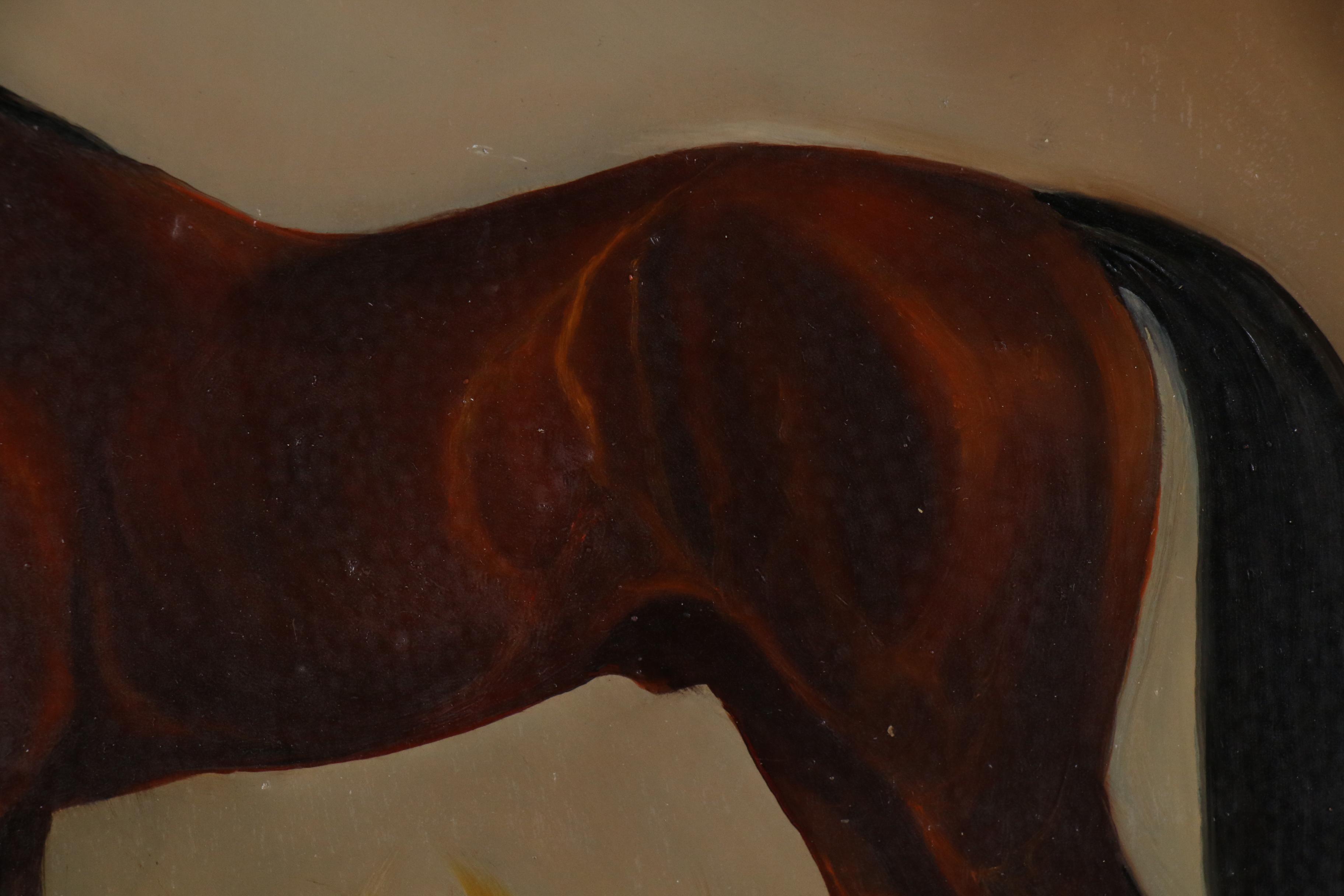 Vilmos Paksi Equine Portrait Oil Painting