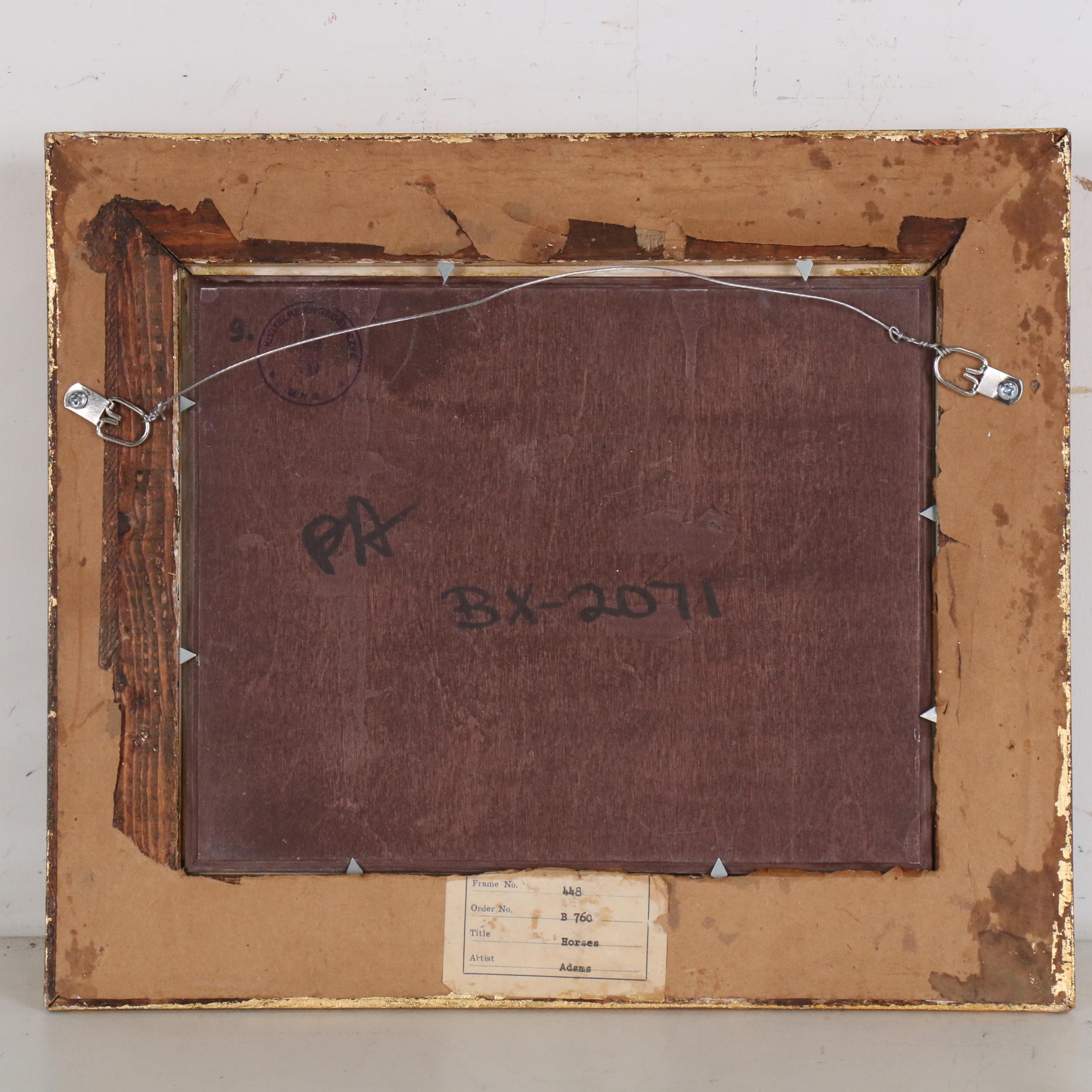 Vilmos Paksi Equine Portrait Oil Painting