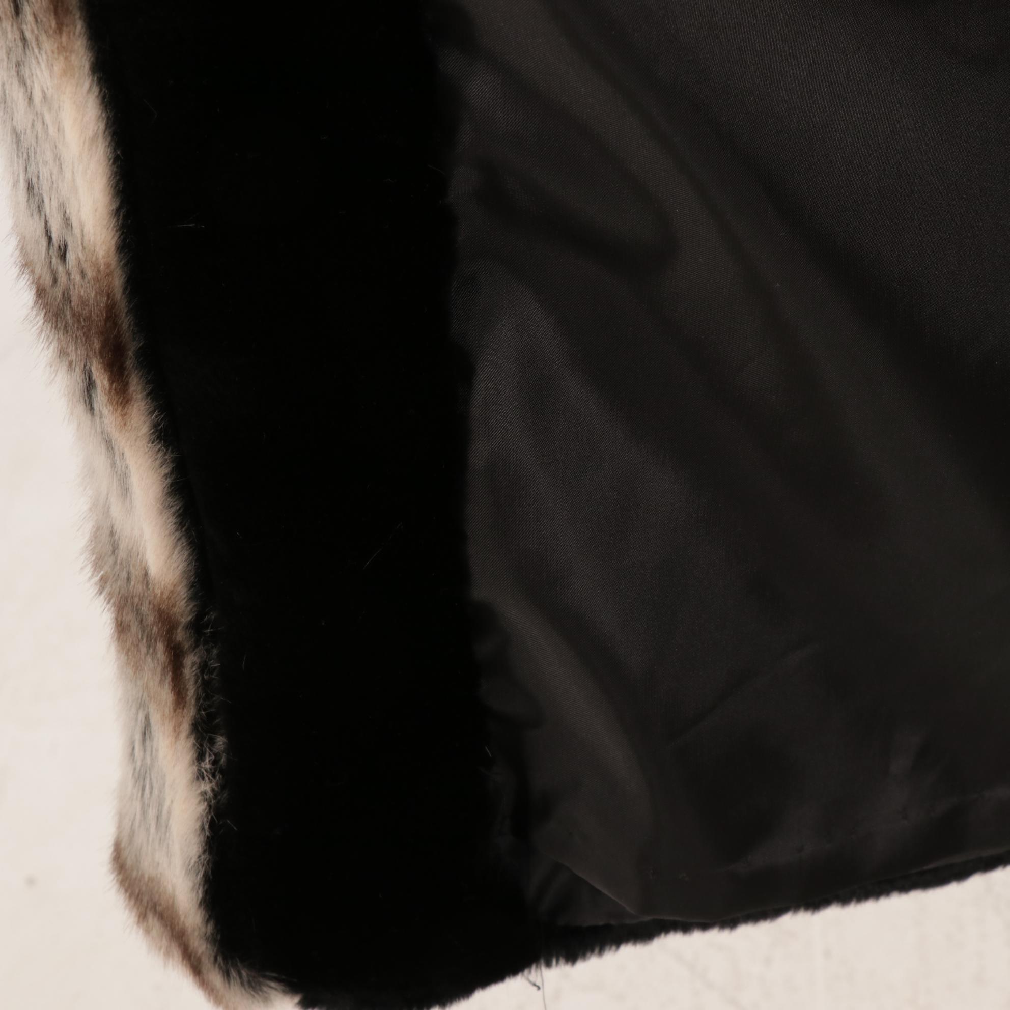 Alpine Studio Faux Fur Stroller Coat