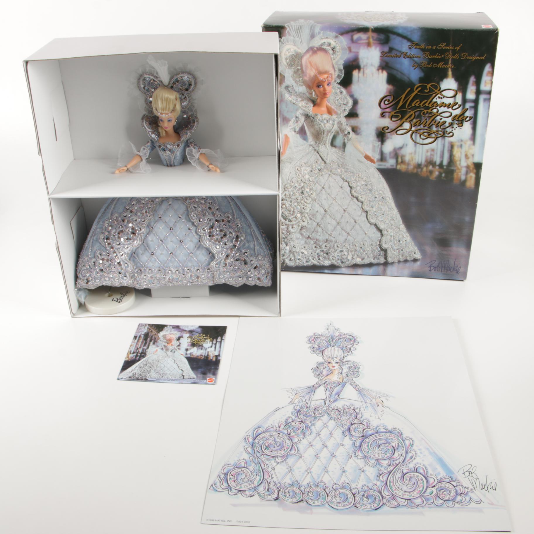 Barbie Collectibles Bob Mackie Limited Edition Madame du Barbie Doll, 1997